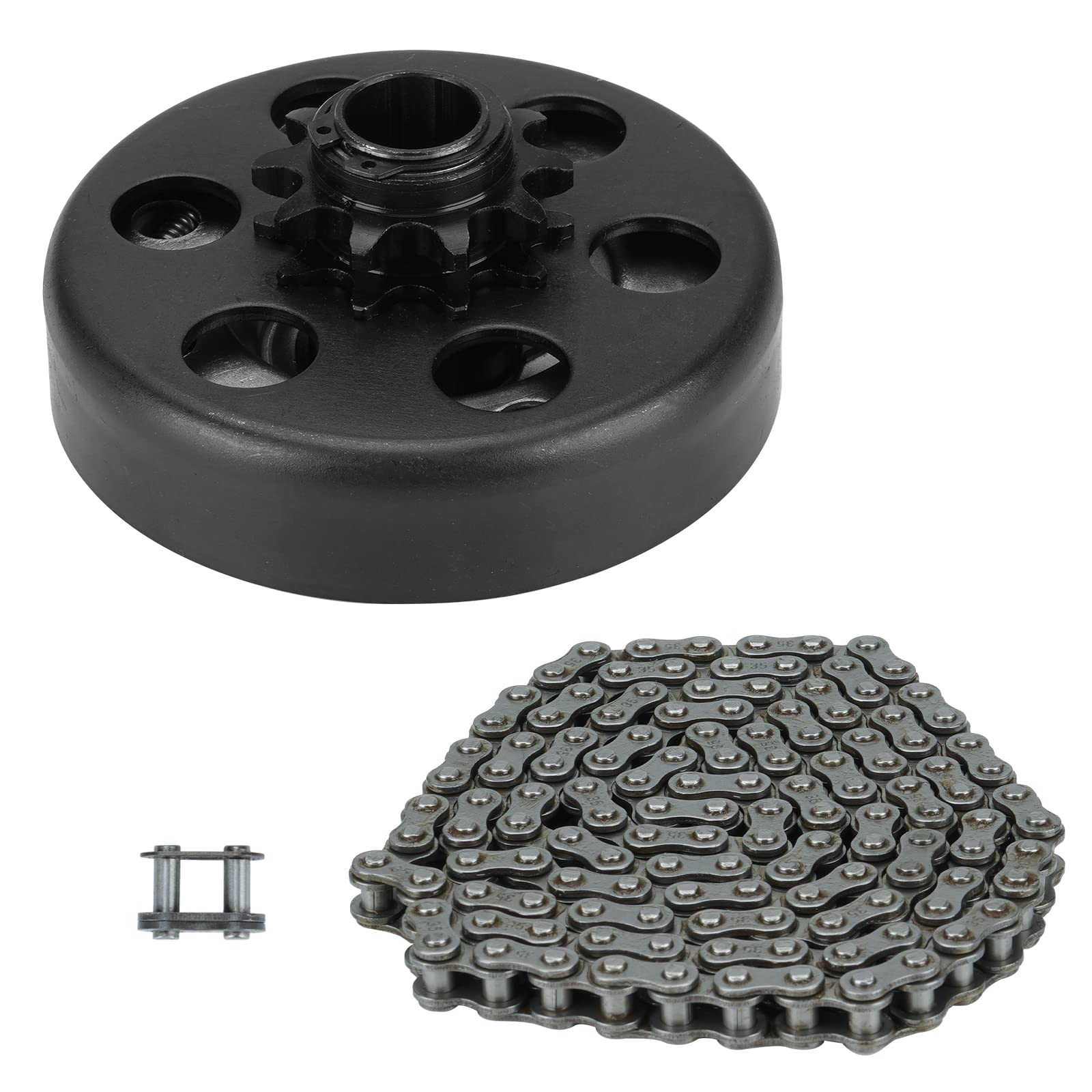 Youxmoto Centrifugal Go Kart Clutch 3/4 Bore 10 Tooth With #40 41 420 Chain, Works 2-6.5Hp, For Bs/For Tecumseh/For Honda Cloned