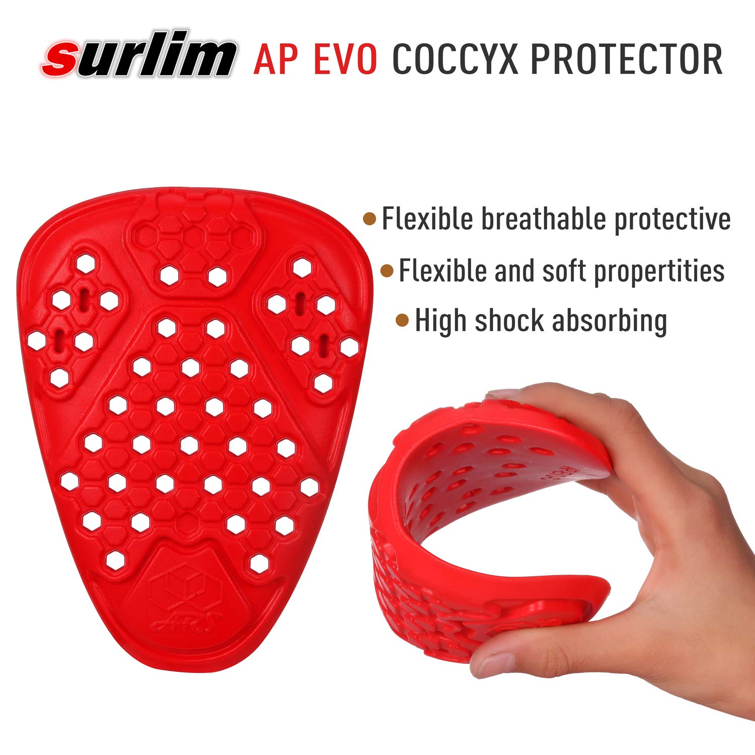 Surlim Coccyx Protector Ce Insert Armor Motorcycle Pants Replacement Pads
