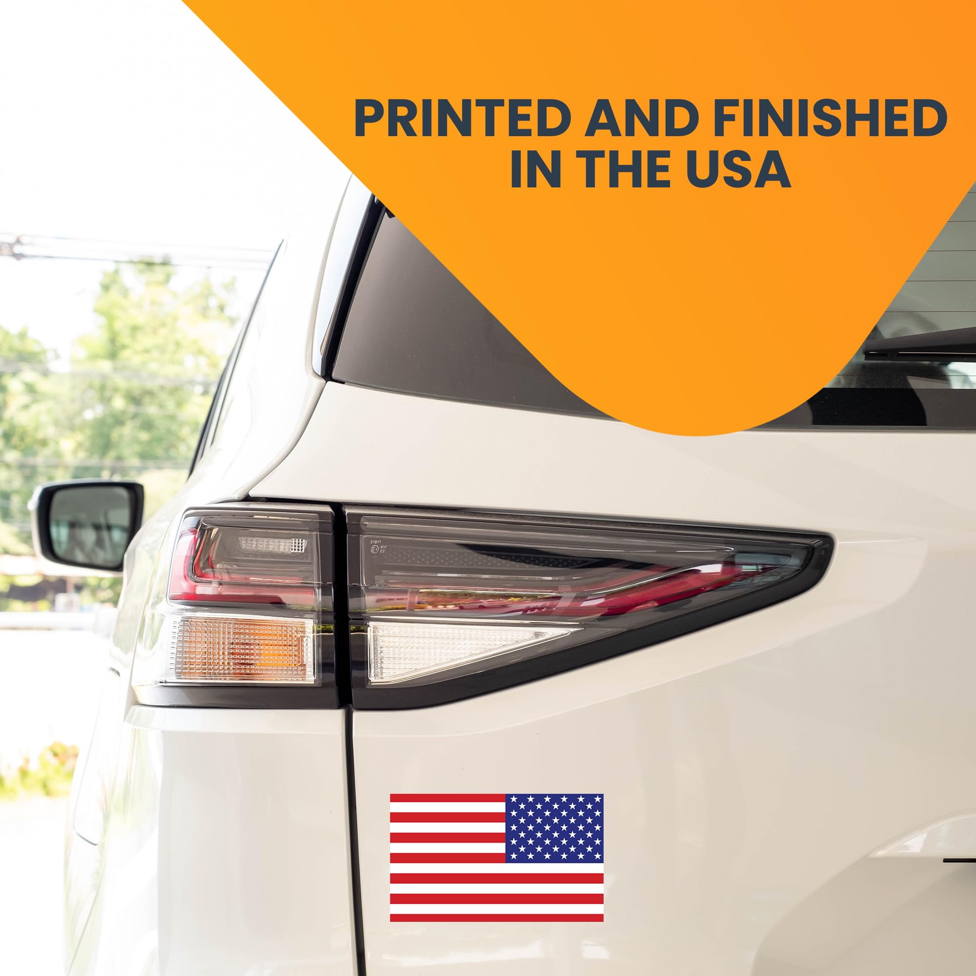 Magnet Me Up American Flag And Reversed American Flag Magnet Decals, Opposing 2 Pack, 3X5 Inches, Heavy Duty Automotive Magnet F