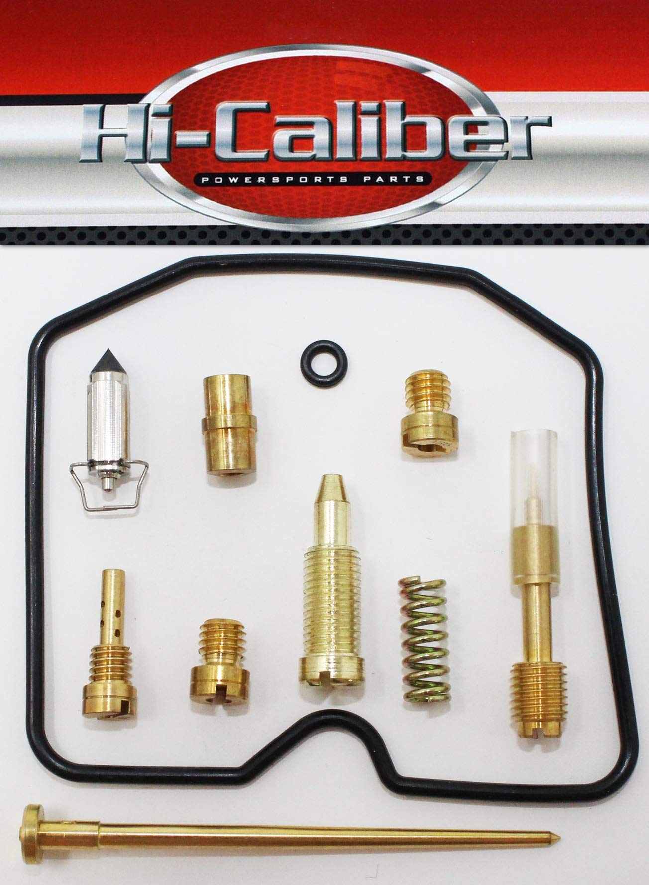 Hi-Caliber Powersports Parts Carburetor Rebuild Kit For 2002-2005 Arctic Cat 250 2X4 4X4 Carb Repair