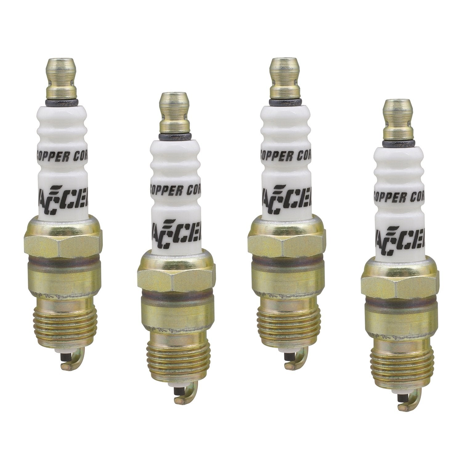 Accel 0576S-4 Shorty Copper Core Spark Plug, (Pack Of 4)