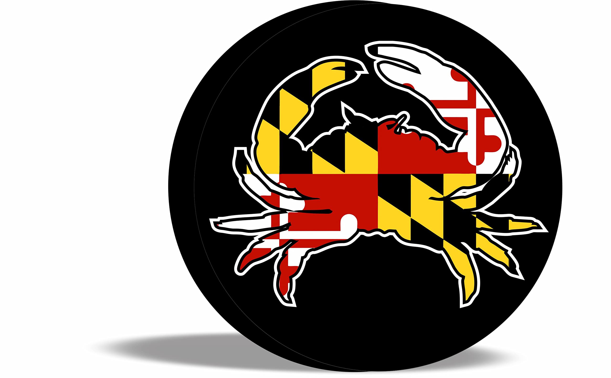 Tire Cover Central Maryland Crab Flag Logo Spare Tire Cover (Custom Made to Your tire Size-See menu)