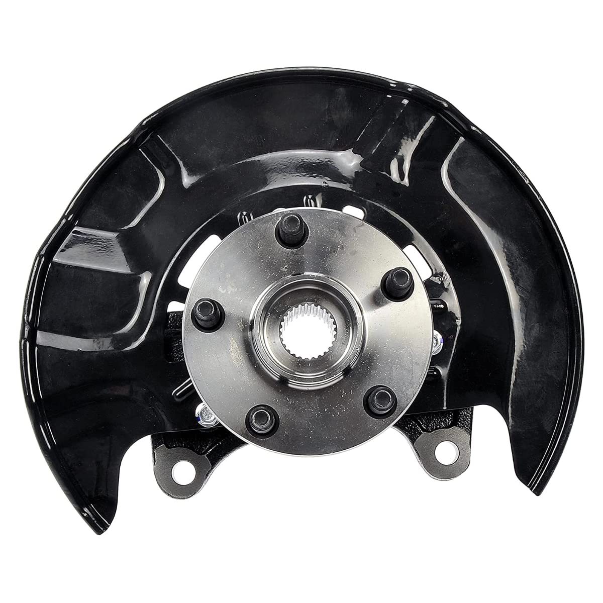 Auto Shack Front Steering Knuckle & Wheel Bearing Hub Assembly, 5 Lugs, Passenger Side Replacement for 2009-2013 Toyota Corolla Matrix, Black