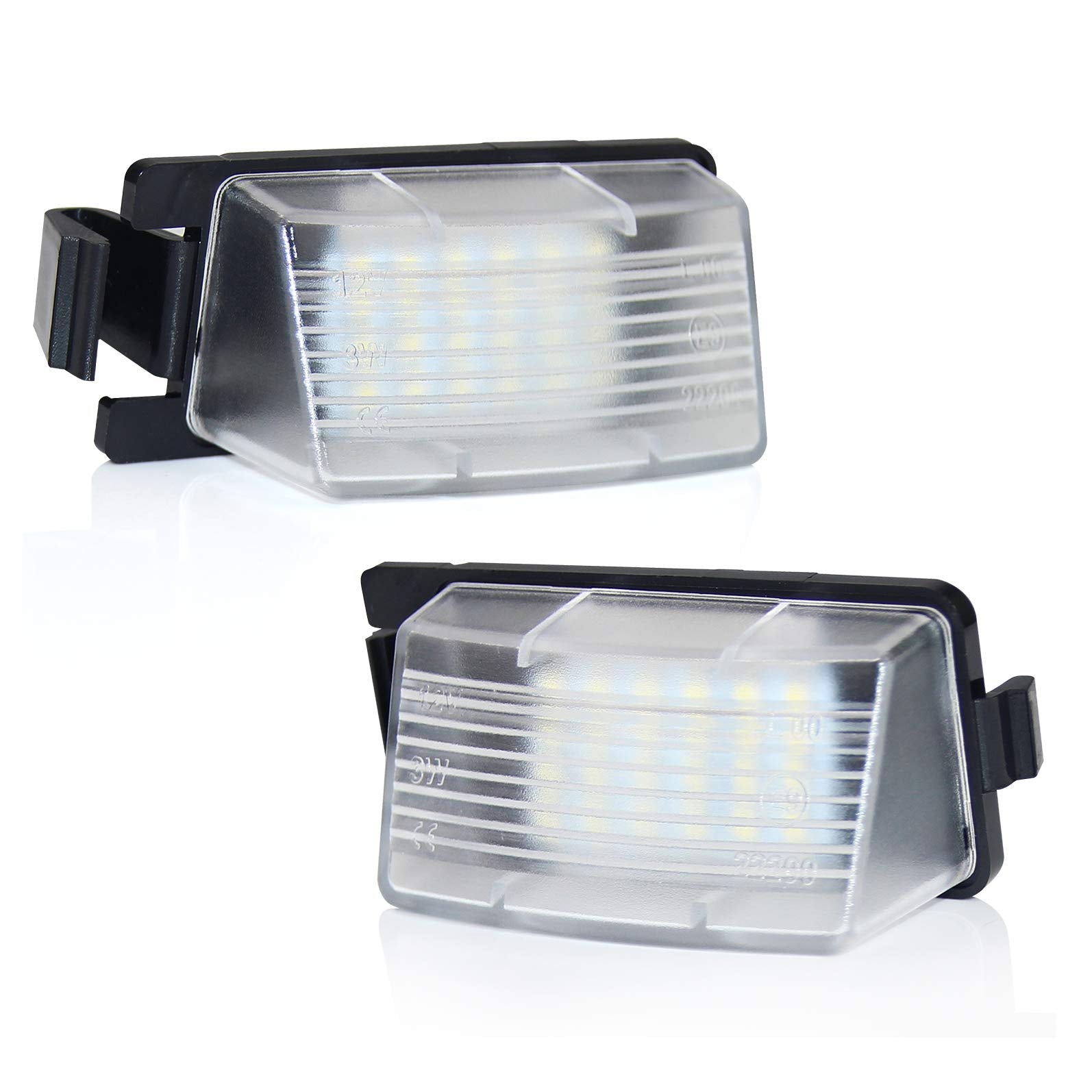 D-Lumina Led License Plate Light Lamp Assembly Replacement Compatible With Nissan 350Z 370Z Gt-R Versa Cube Leaf Sentra Infiniti