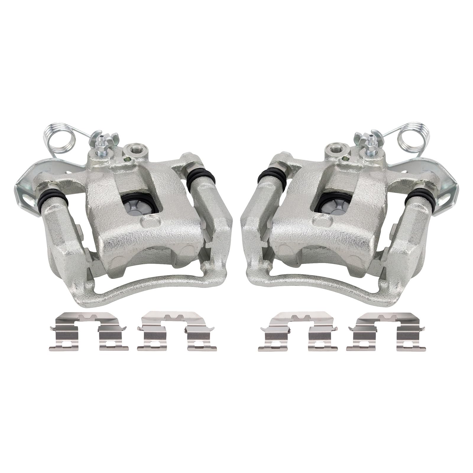 Trq Rear Brake Caliper Set Compatible With 2012-2017 Kia Rio