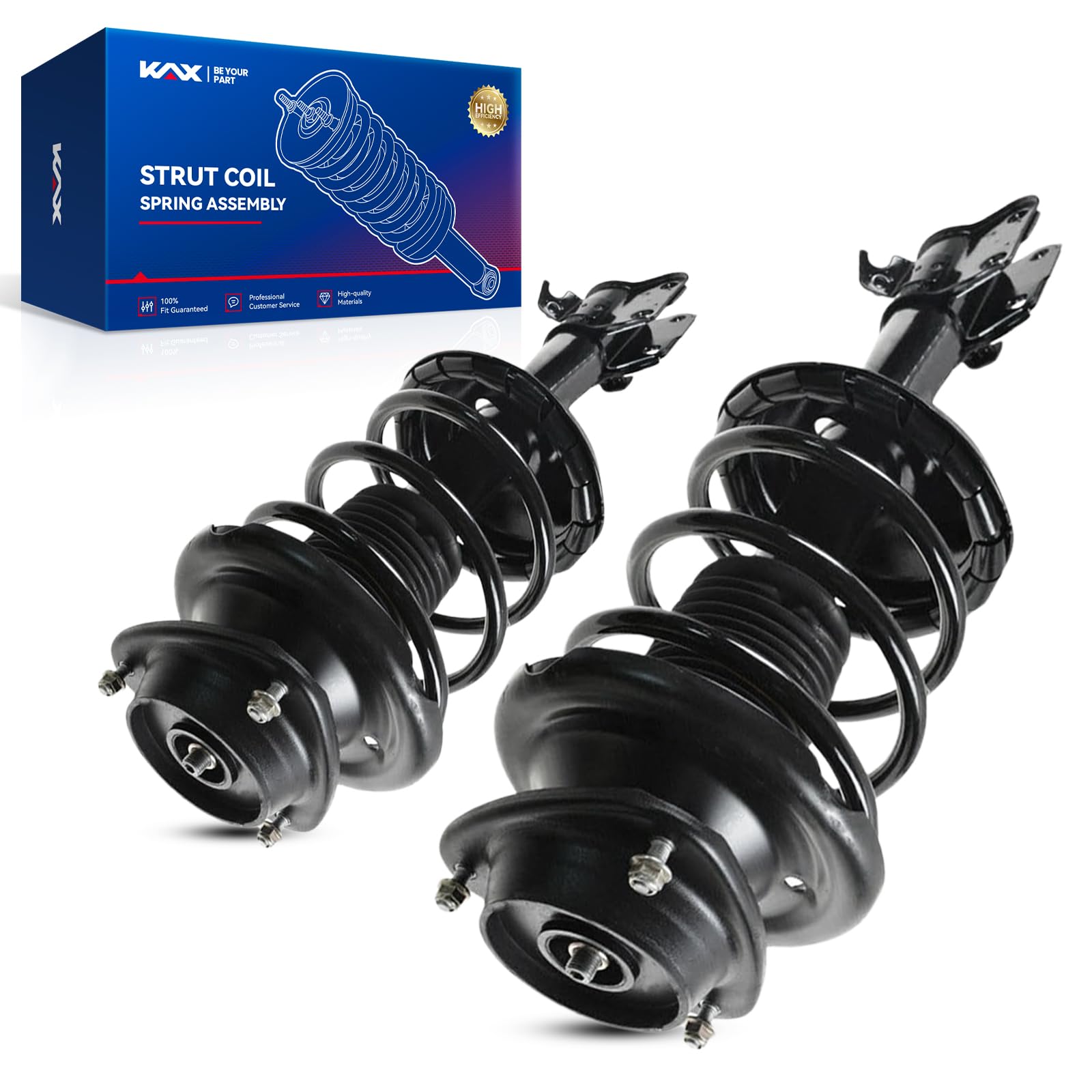 KAX Front Quick Struts for Outback 2000-2004, Baja 2003 Front Shocks Complete Struts Assembly with Coil Spring Set of 2, Replace