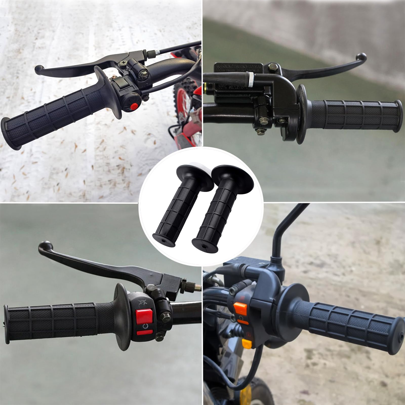 Heymaillc 7/8'' 22mm Twist Throttle Accelerator and 51'' Throttle Cable for 50cc 70cc 110cc 125cc 150cc 250cc Dirt Bike Quad ATV