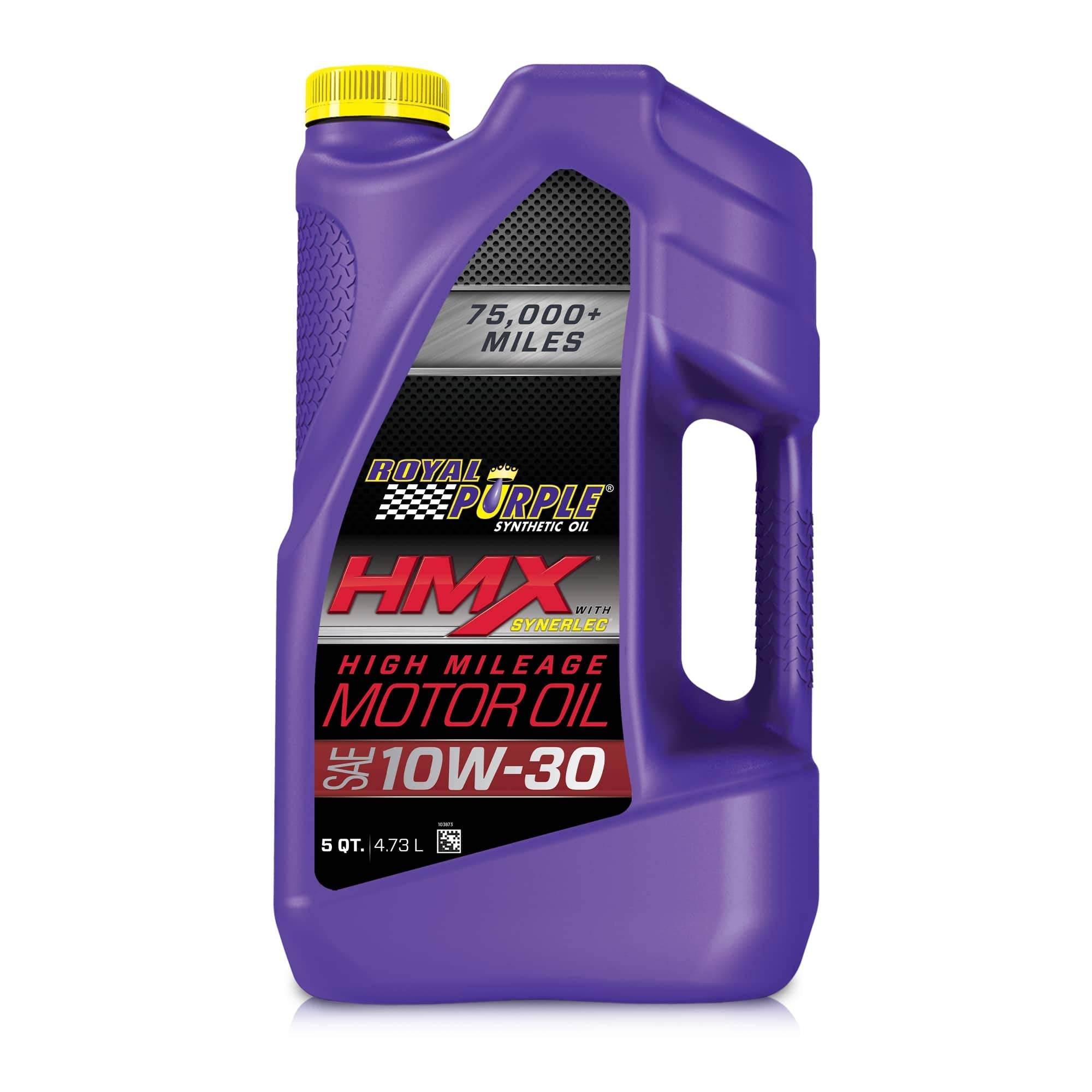 Royal Purple 11750 HMX SAE 10W-30 High-Mileage Synthetic Motor Oil - 5 qt., Model:ROY11750