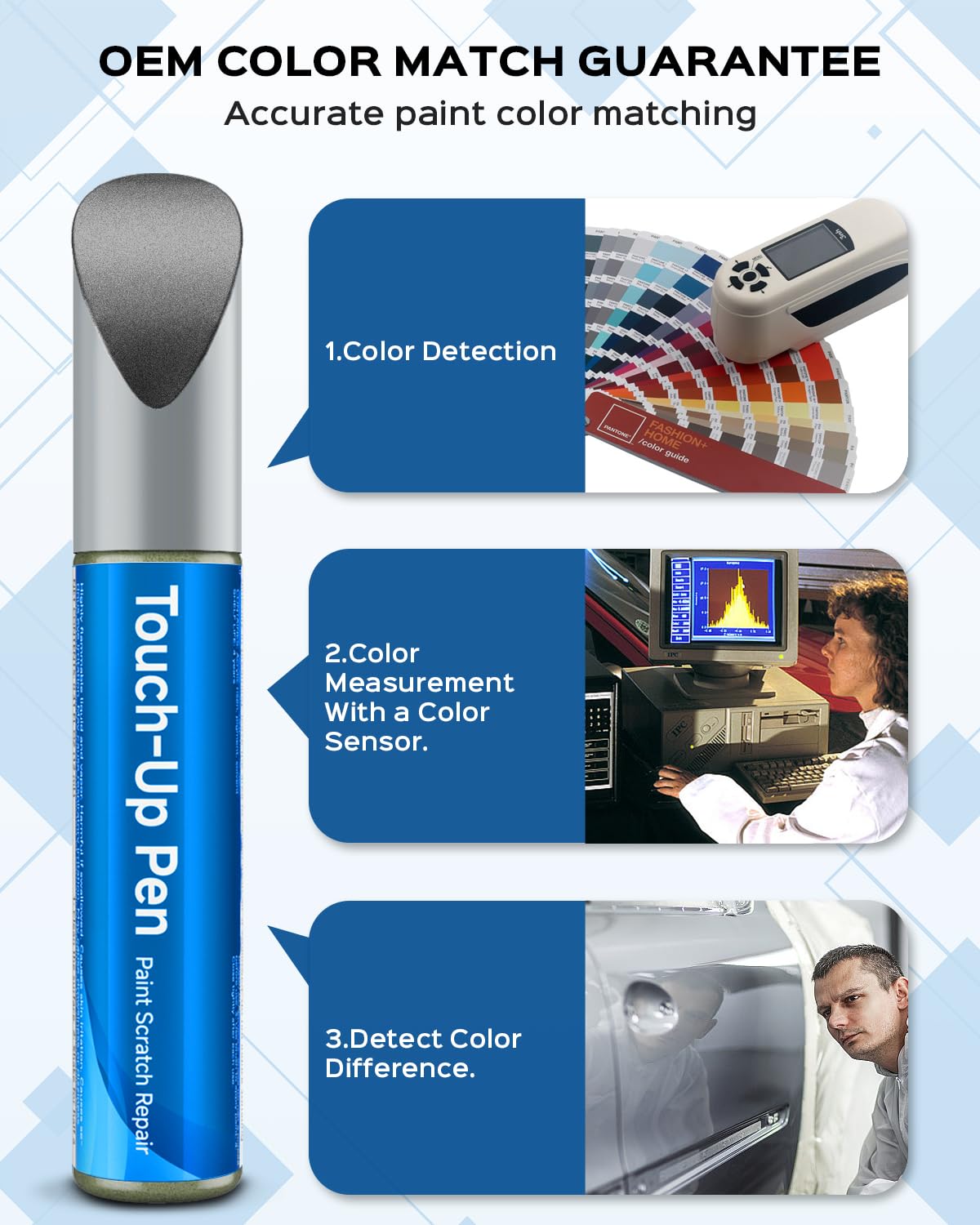Teslaunch Mineral Grey(B39) For Bmw Car Touch Up Paint Kit,Exact Match Car Scratch Repair Touch Up Paint Kit(Mineral Grey Metall