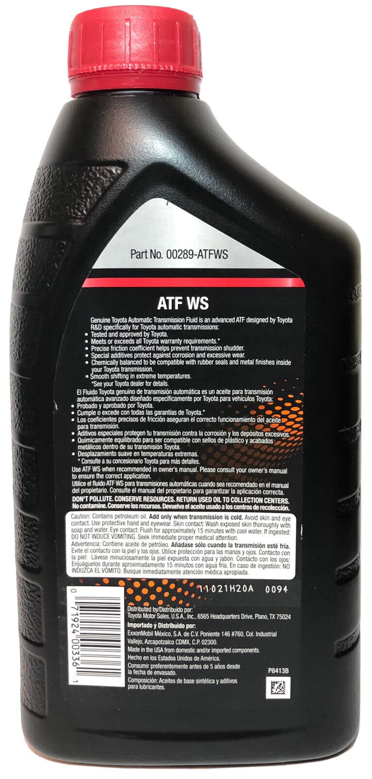 Toyota - World Standard Autom (00289-Atfws)