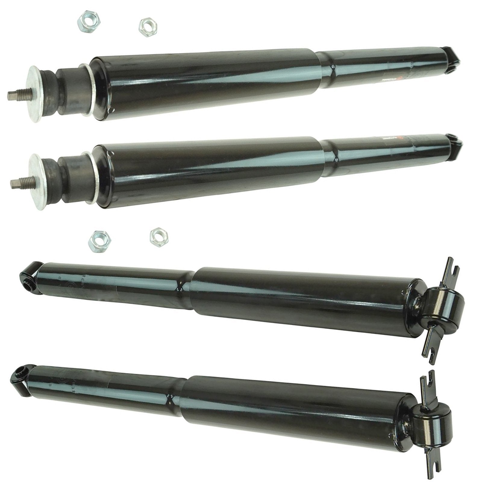 Trq Front And Rear Shock Absorber Set Compatible With 2007-2017 Jeep Wrangler