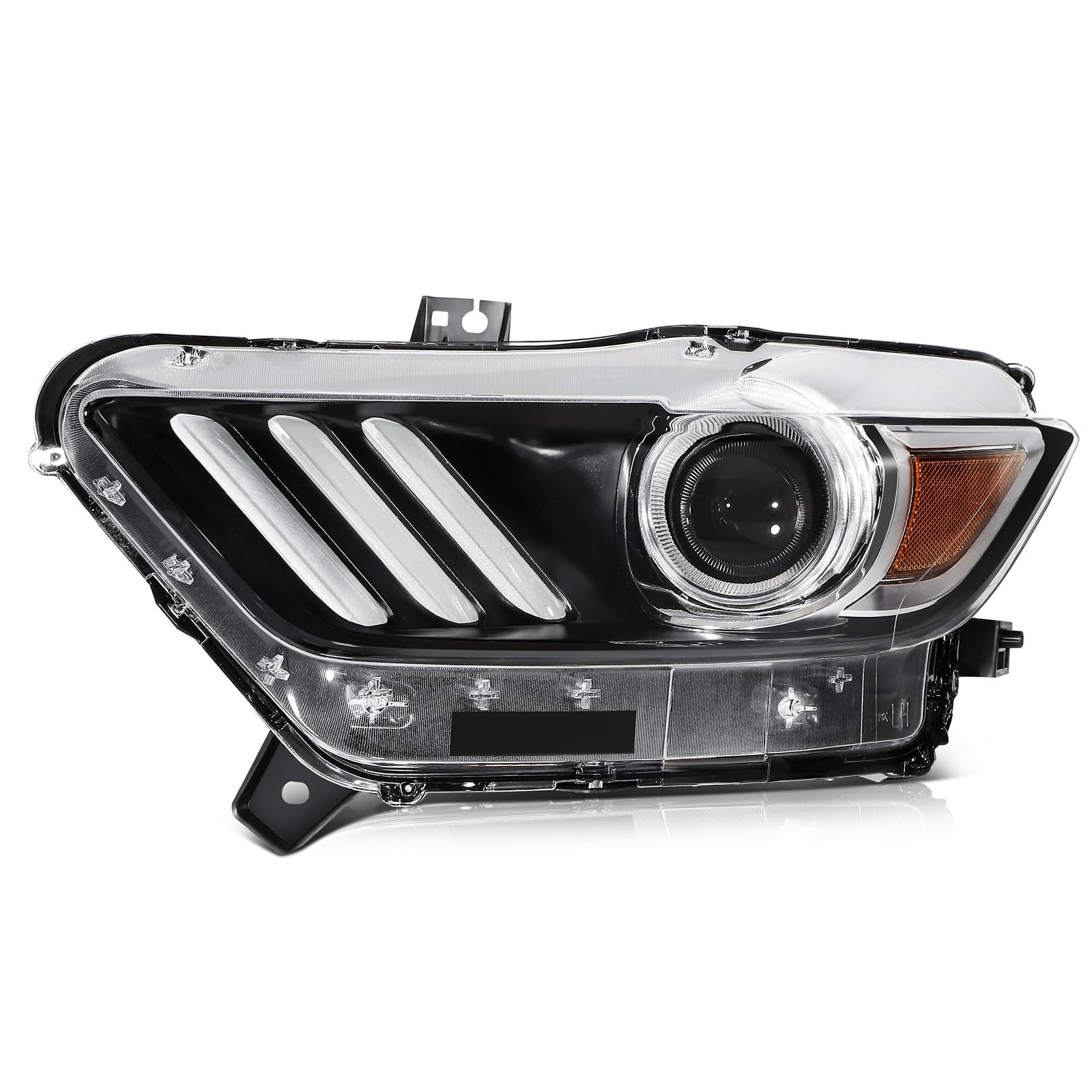 LBRST Headlight Assembly Fit 2015-2020 for Mustang Driver Side Headlight FO2518124