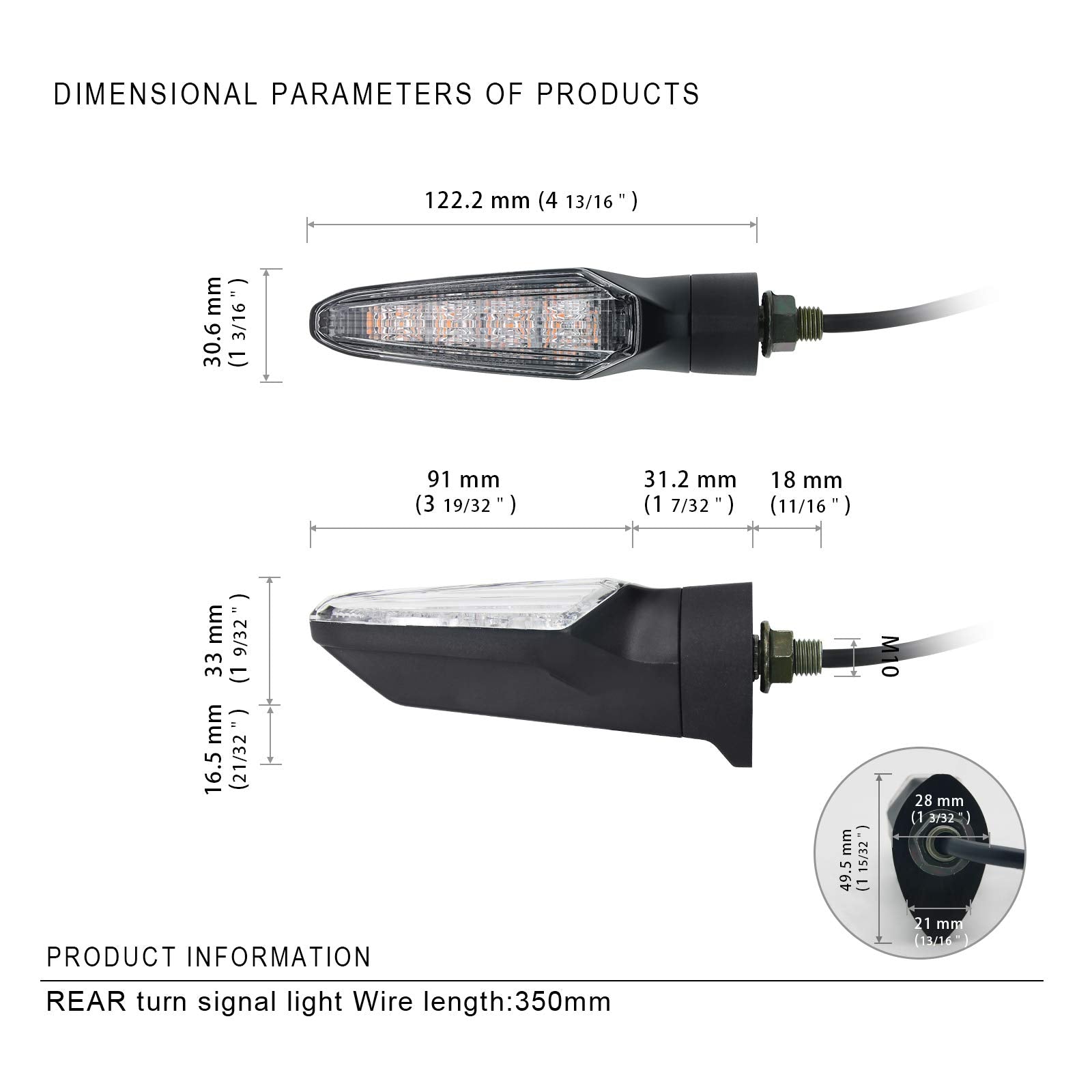 Smd Led Technology Universal Turn Signal Light Adopt Osram Lamp Beads For Yamaha Mt-09 Fz-09 Yzf-R6 R3 For Honda Cb919 Cbr250 10