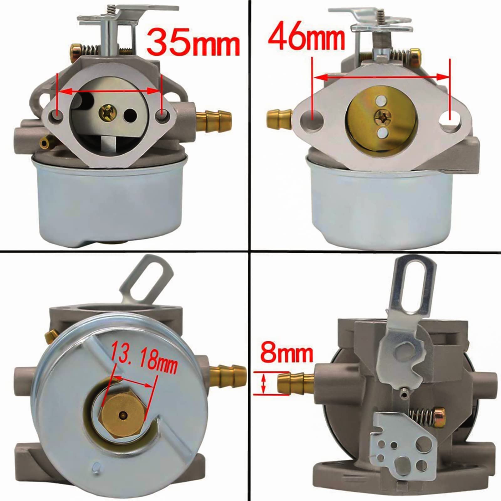 Carburetor for Tecumseh Models HMSK80-155545V HMSK80-155549V HMSK80-155550V