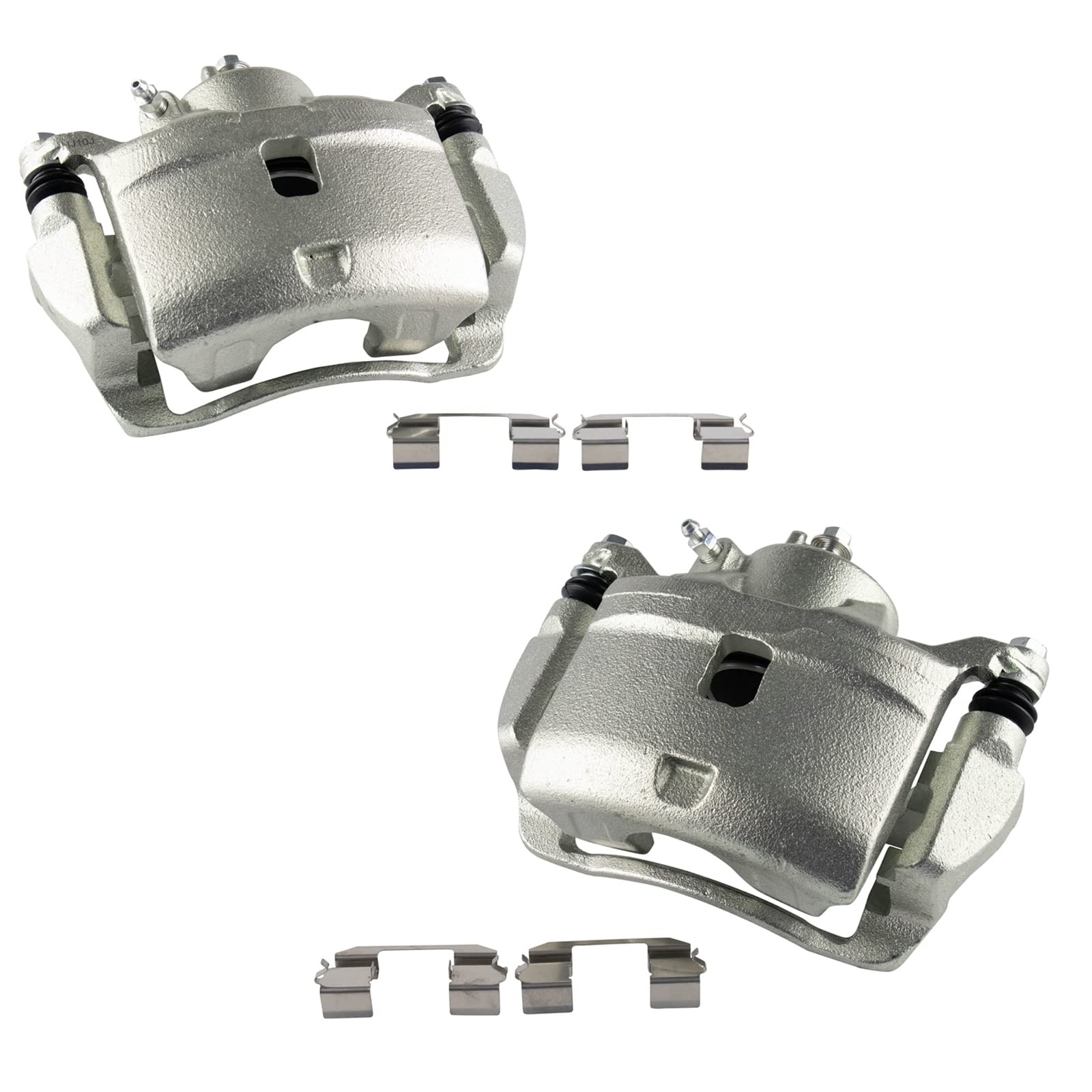 Trq Front Brake Caliper Set Compatible With 2002-2004 Honda Cr-V 2003-2011 Element