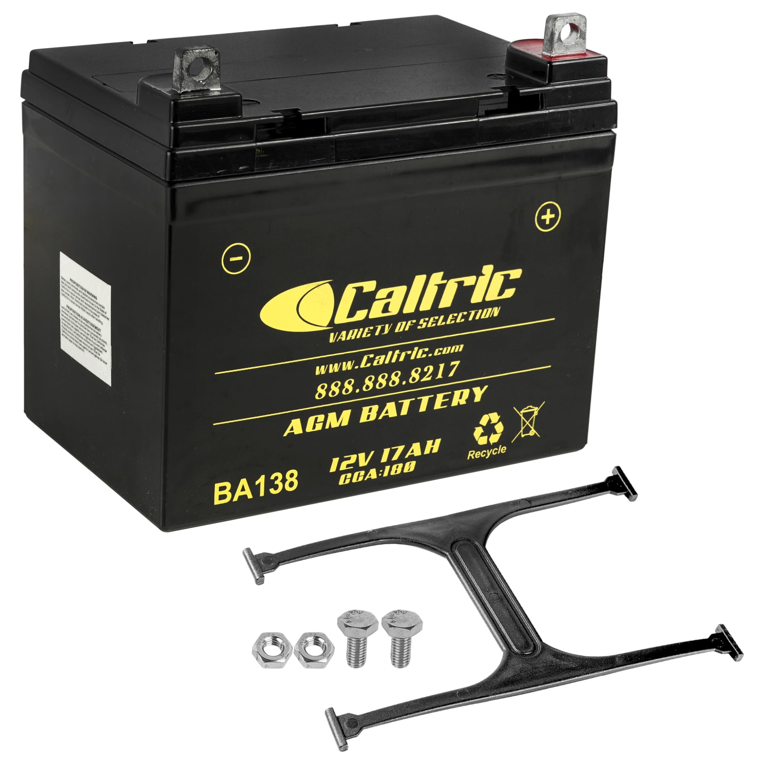 Caltric AGM Battery Compatible with Husqvarna 532123899 532163465 532121265 532154842 123899X