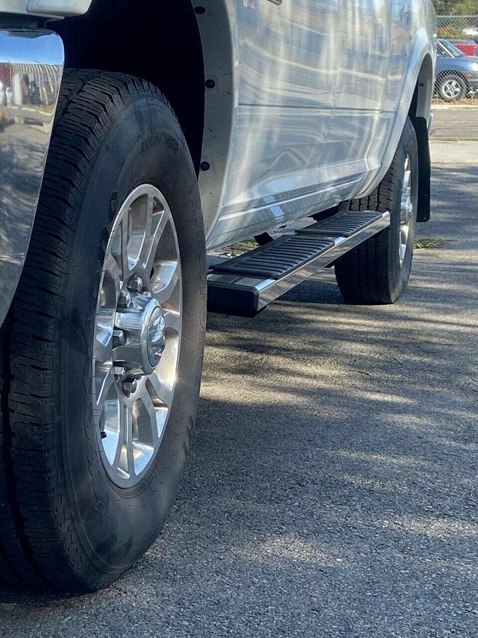 Comnova 6 Inches Running Boards& Steps Step Bars Compatible With 2019-2024 Chevy Silverado 1500, 2020-2024 Silverado/Sierra 2500Hd 3500Hd Crew Cab, A Pair Running Boards For Silverado Crew Cab.