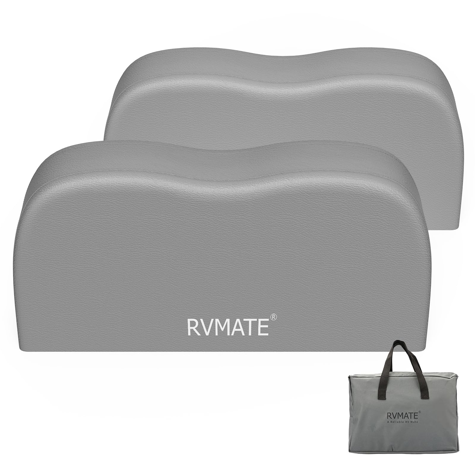 Rvmate Rv Tire Covers, Dual Axle Wheel Cover (2 Pack) Fits 30''-33'' Diameter Tires, Waterproof Anti-Uv Grey Dual Tire Covers Rv