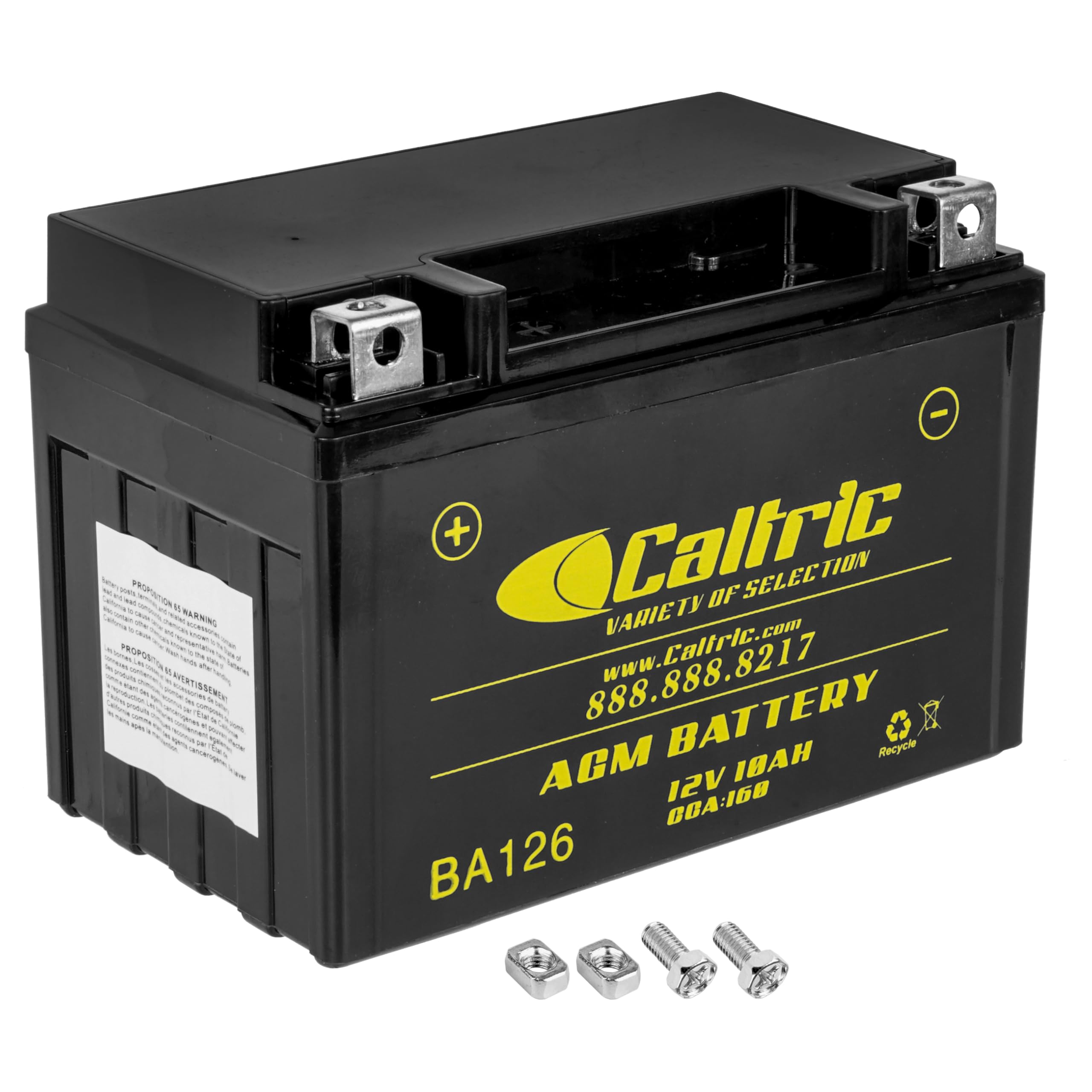Caltric Agm Battery Compatible with Suzuki 1000 Gsx-R1000 Gsxr1000 2005-2009 2011-2016