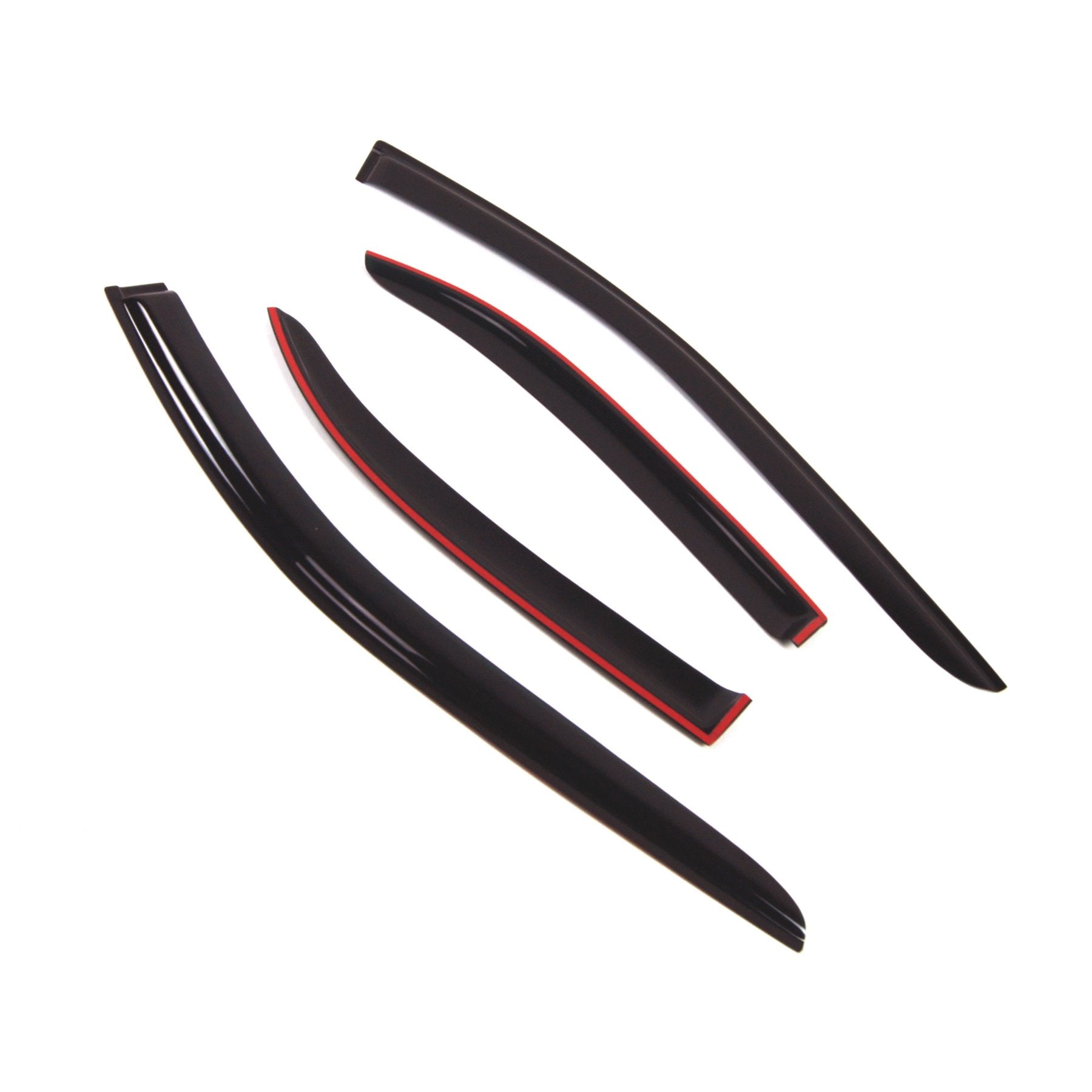 Tuningpros Outside Mount Window Vent Visors Rain Guards Compatible With Kia Sorento 2003-2010 | Side Window Wind Deflectors Rain