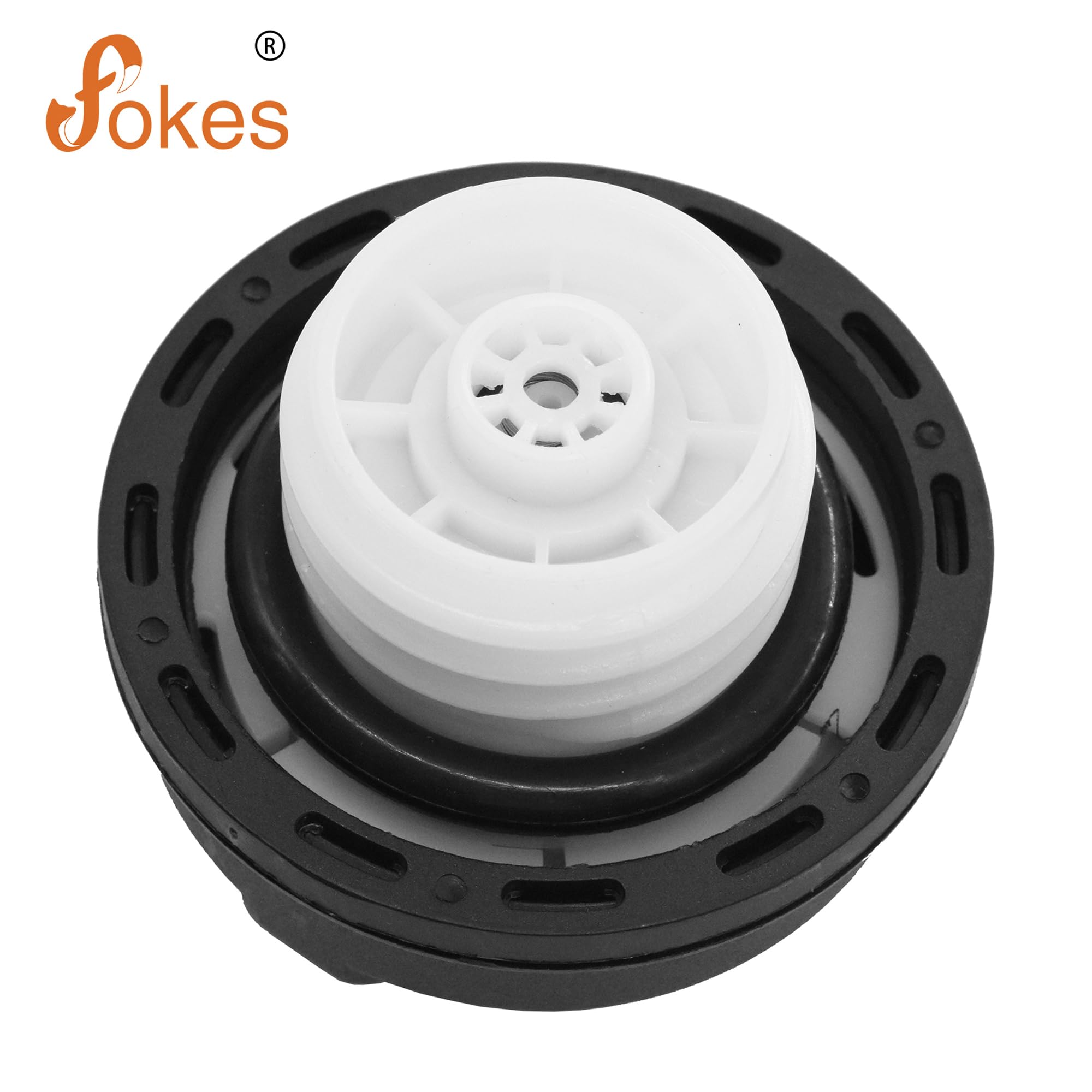 Fokes Locking Gas Cap, Lock Fuel Cap Compatible with 4Runner Tacoma Tundra Acura Honda CRV Infiniti Mazda Nissan Buick Cadillac