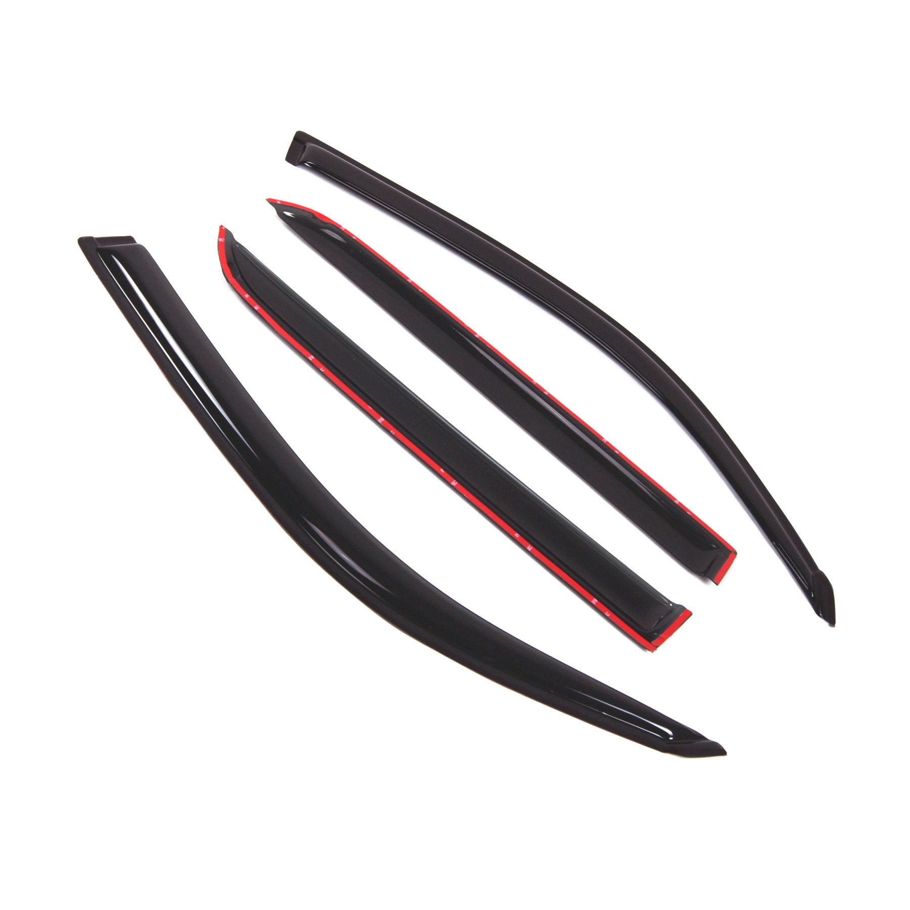 Car Window Rain Guard | Outside Mount Visors Auto Side Window Deflectors | Windows Visor Rain Shields Compatible With 2001-2007
