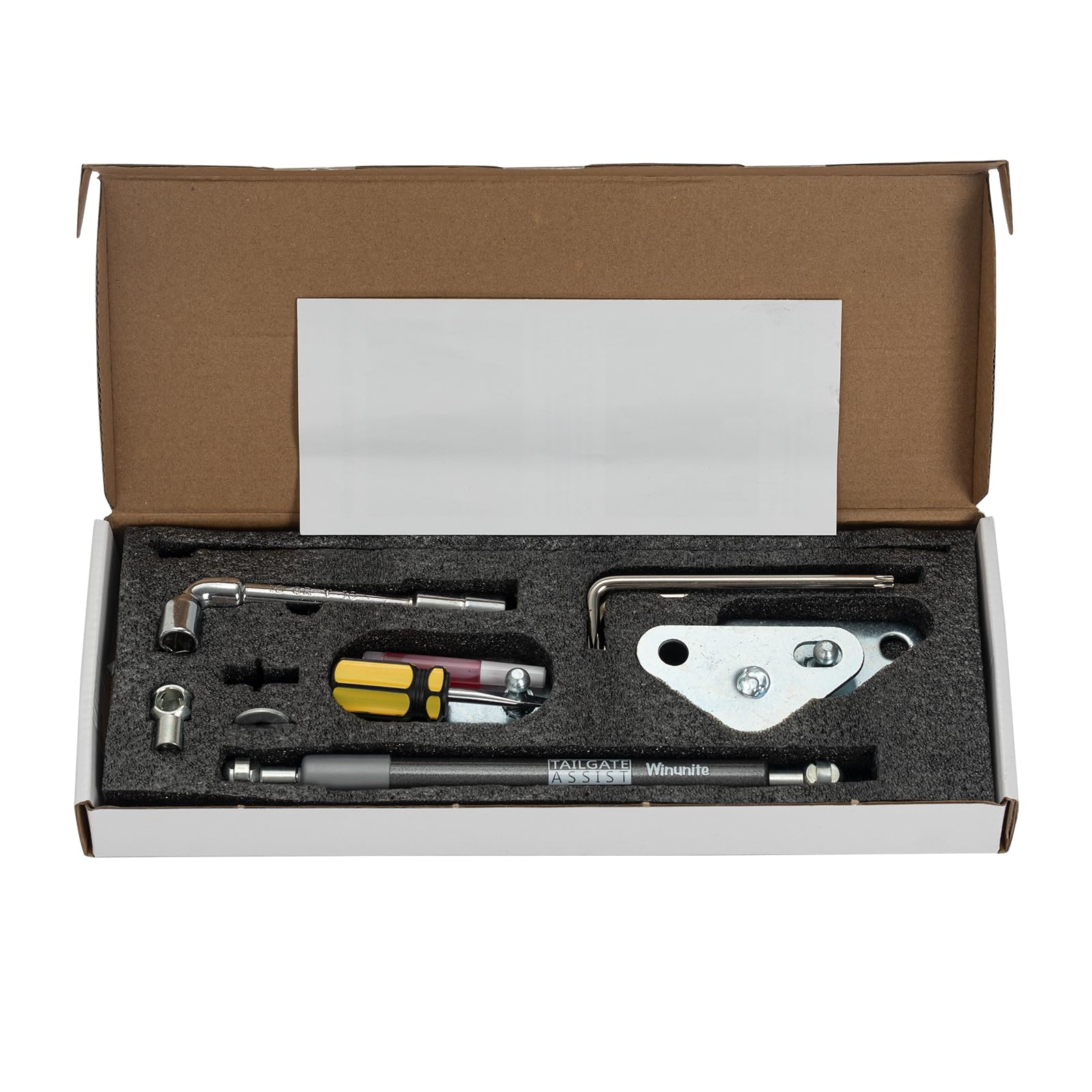 Winunite Tailgate Assist Shock for 2015-2023 F150 - Gray Color, Easy Down, All Tools Included