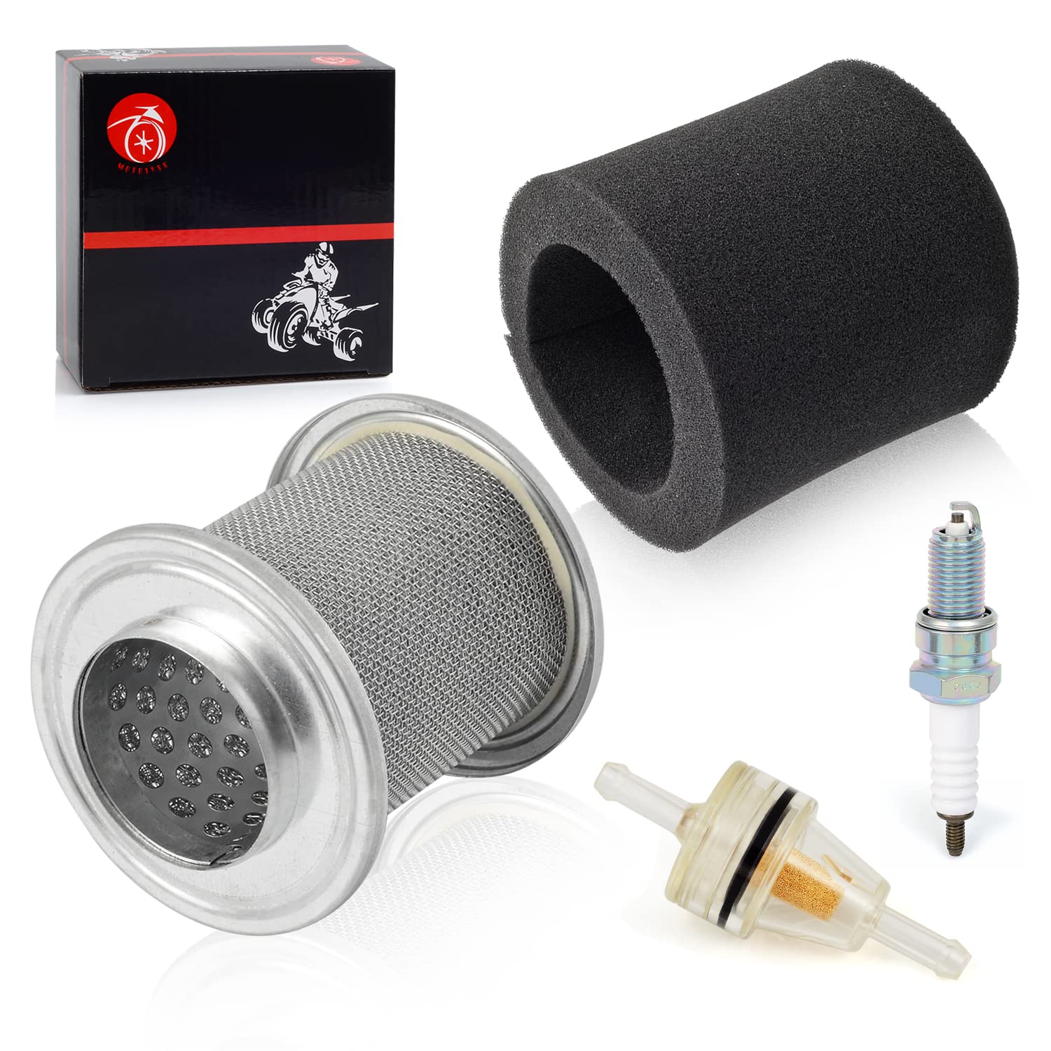 Air Filter Holder Kit Spark Plug For Honda Xr80 Xr100 R Crf80 Crf100 F Trx90 17212-Kj2-003