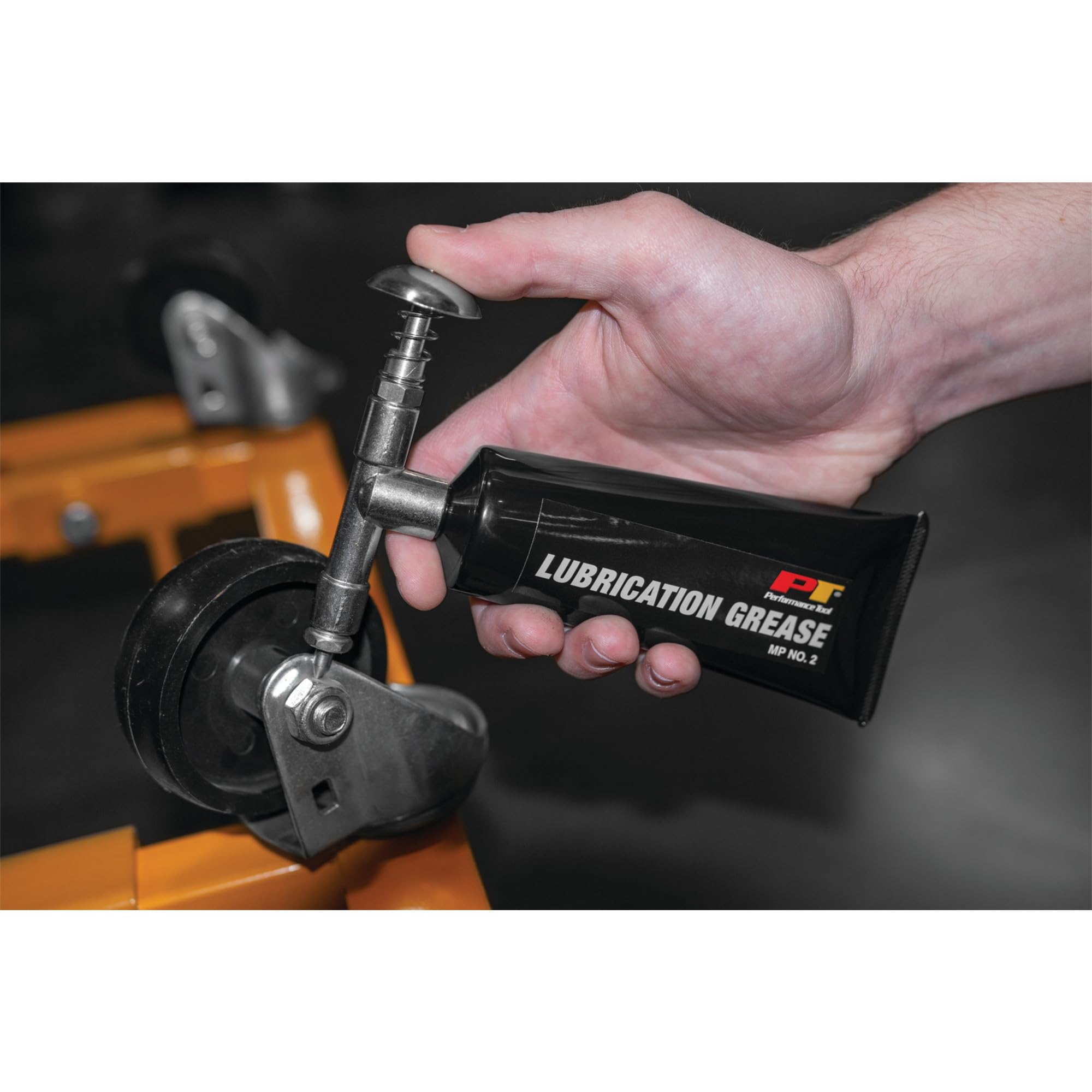 Performance Tool W54235 Precision Point Grease Gun With Grease For Maintenance Work In Garages And Workshops, Black, 3.5 Oz