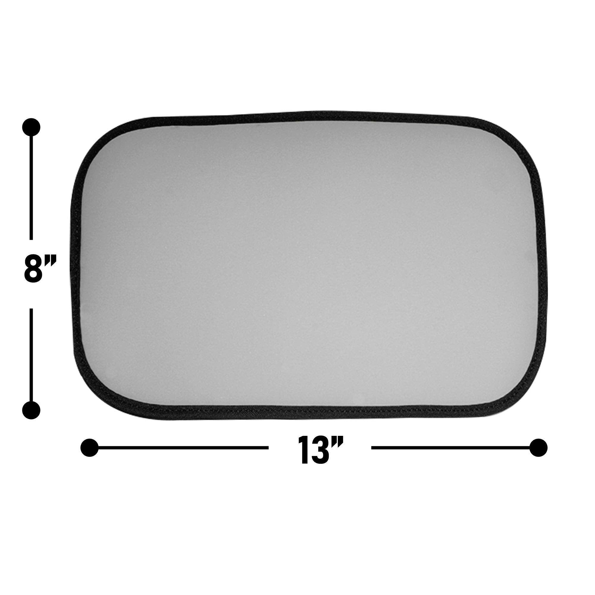FH Group Neosupreme Center Console Pad Water-Resistant Gray Seat Box Cover Protector fits Most Cars, SUVs, and Trucks