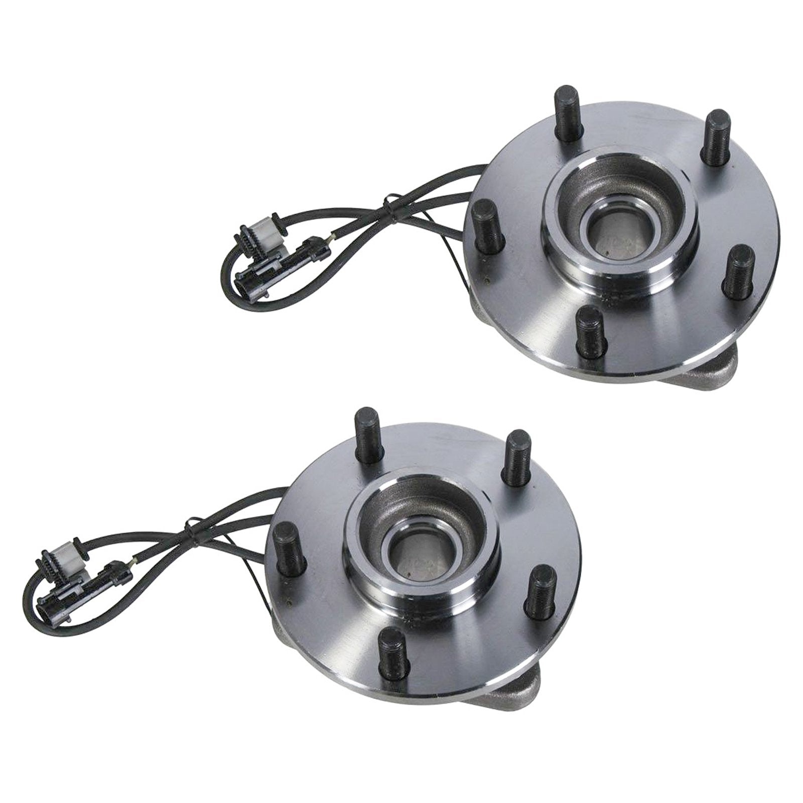 Trq Front Wheel Hub Bearings Assembly Set Compatible With 1998-2005 Chevrolet Blazer 1998-2001 Gmc Jimmy