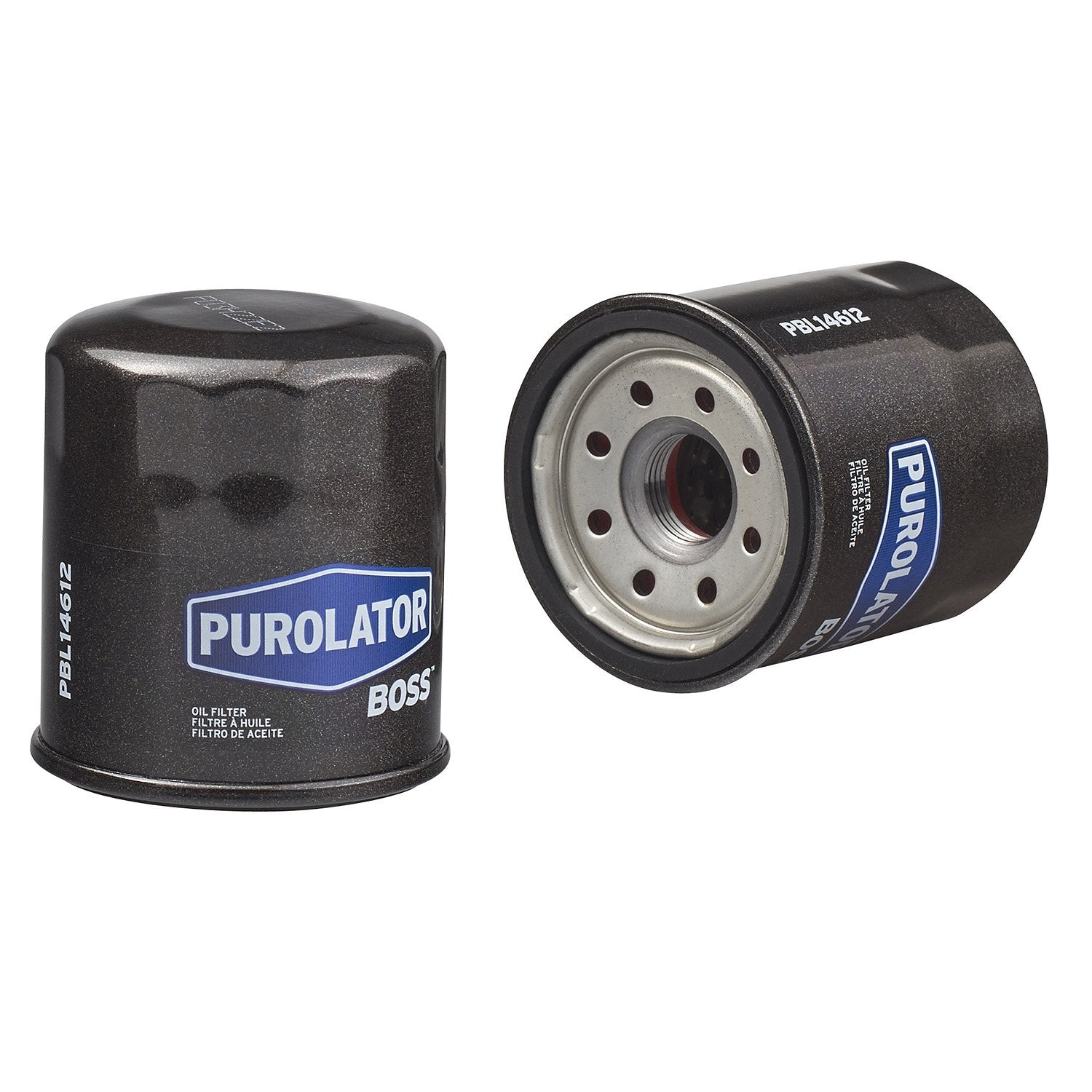 Purolator PBL14612 BOSS Spin-On Oil Filter, Maximum Engine Protection, Black, 1 Count, Silicone Material