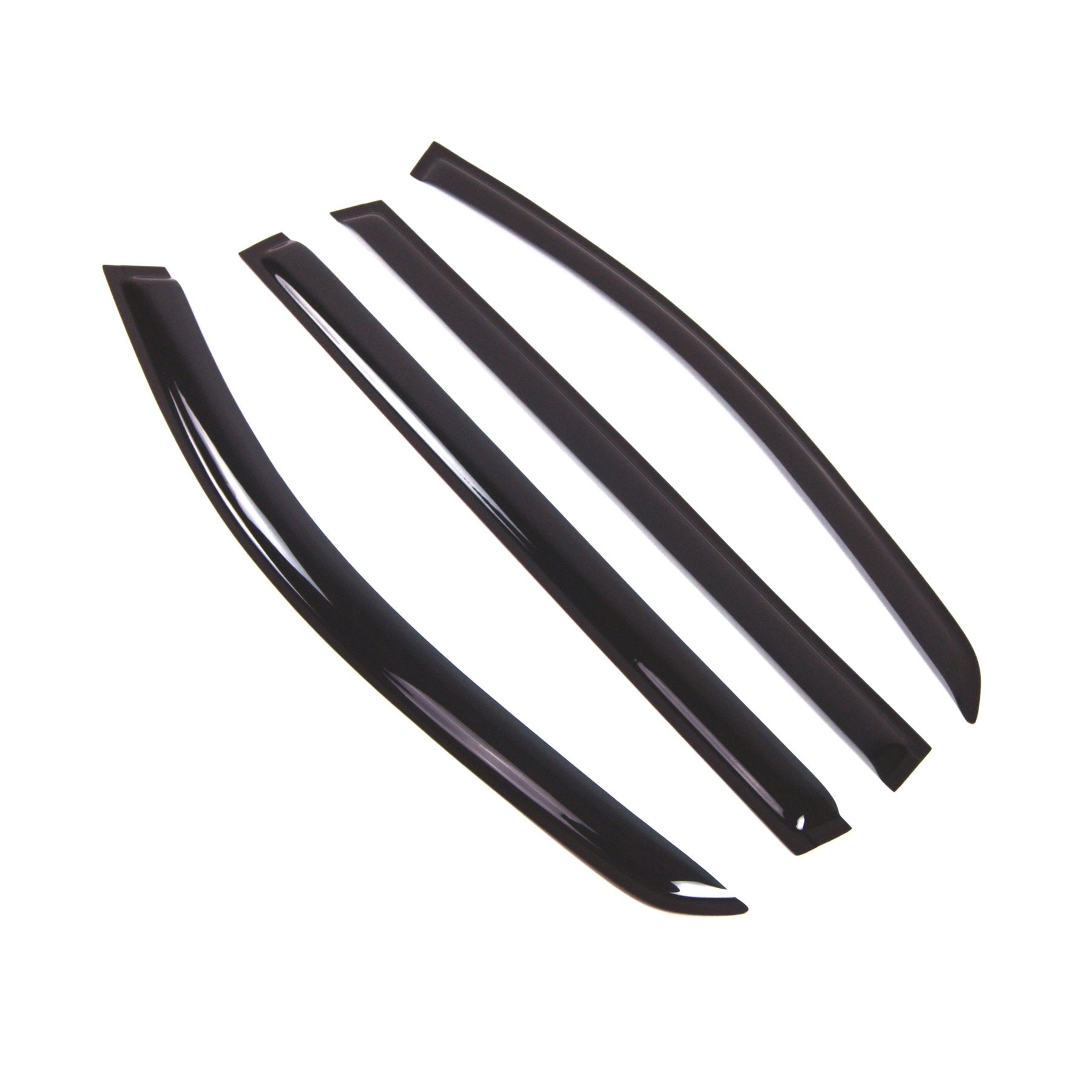 Car Window Rain Guard | Outside Mount Visors Auto Side Window Deflectors | Windows Visor Rain Shields Compatible With 2007-2012