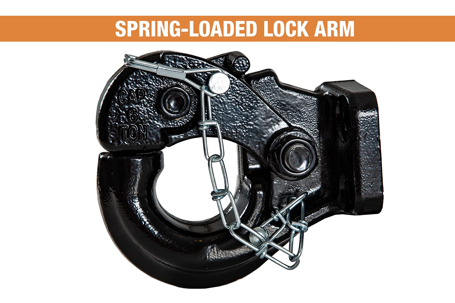 Buyers Products Ph6 6 Ton Pintle Hook, Mgtw 12,000 Lbs Pintle Hitch, 4,000 Lbs Mvl, Mounting Kit Sold Separately