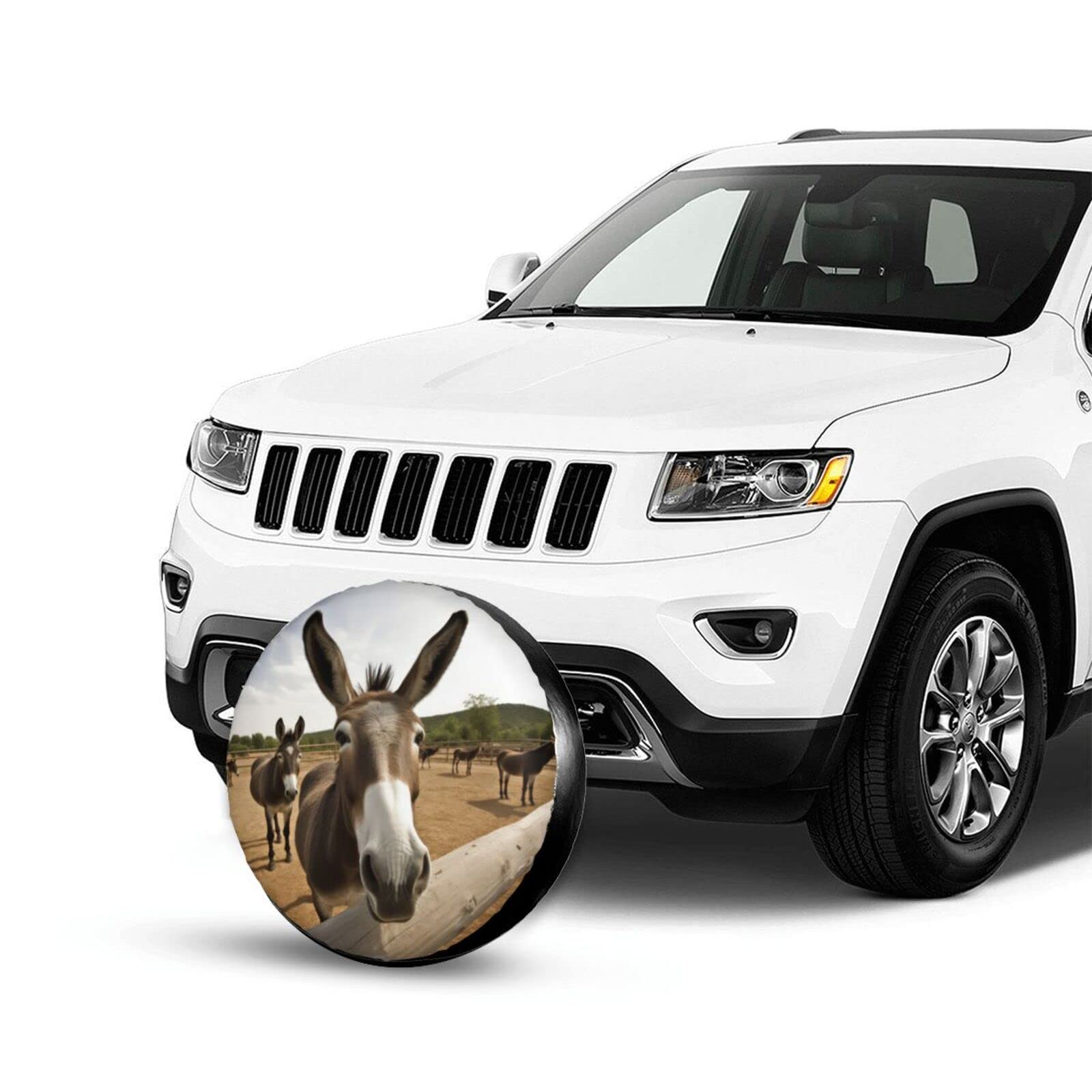 Donkey RV Spare Tire Covers - Weatherproof & Dustproof Wheel Protectors, Universal Fit for SUV, Truck, Travel Trailers & Campers