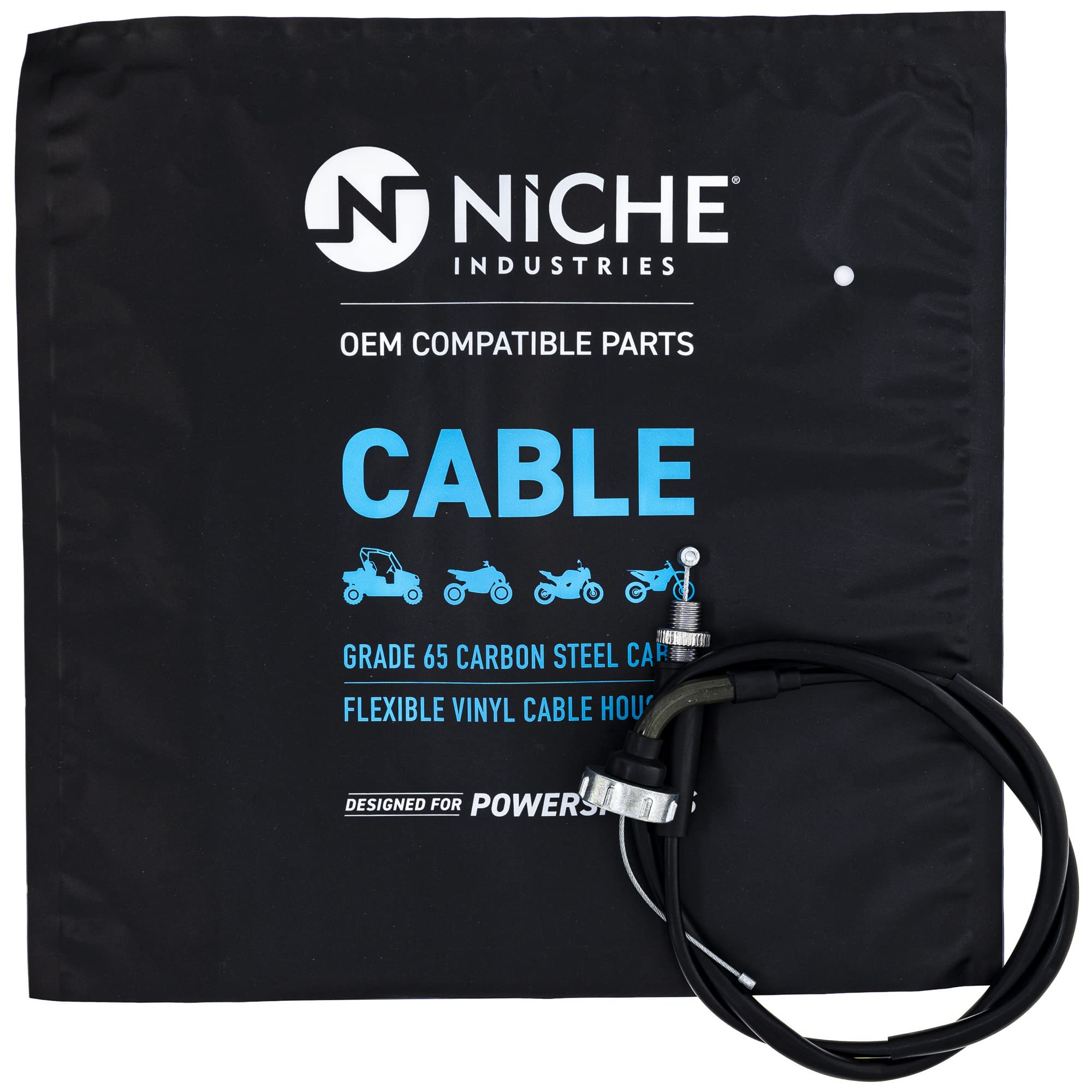 NICHE Pull Throttle Cable for Honda XR100R CRF100F 17920-KN4-307 17920-KN4-306