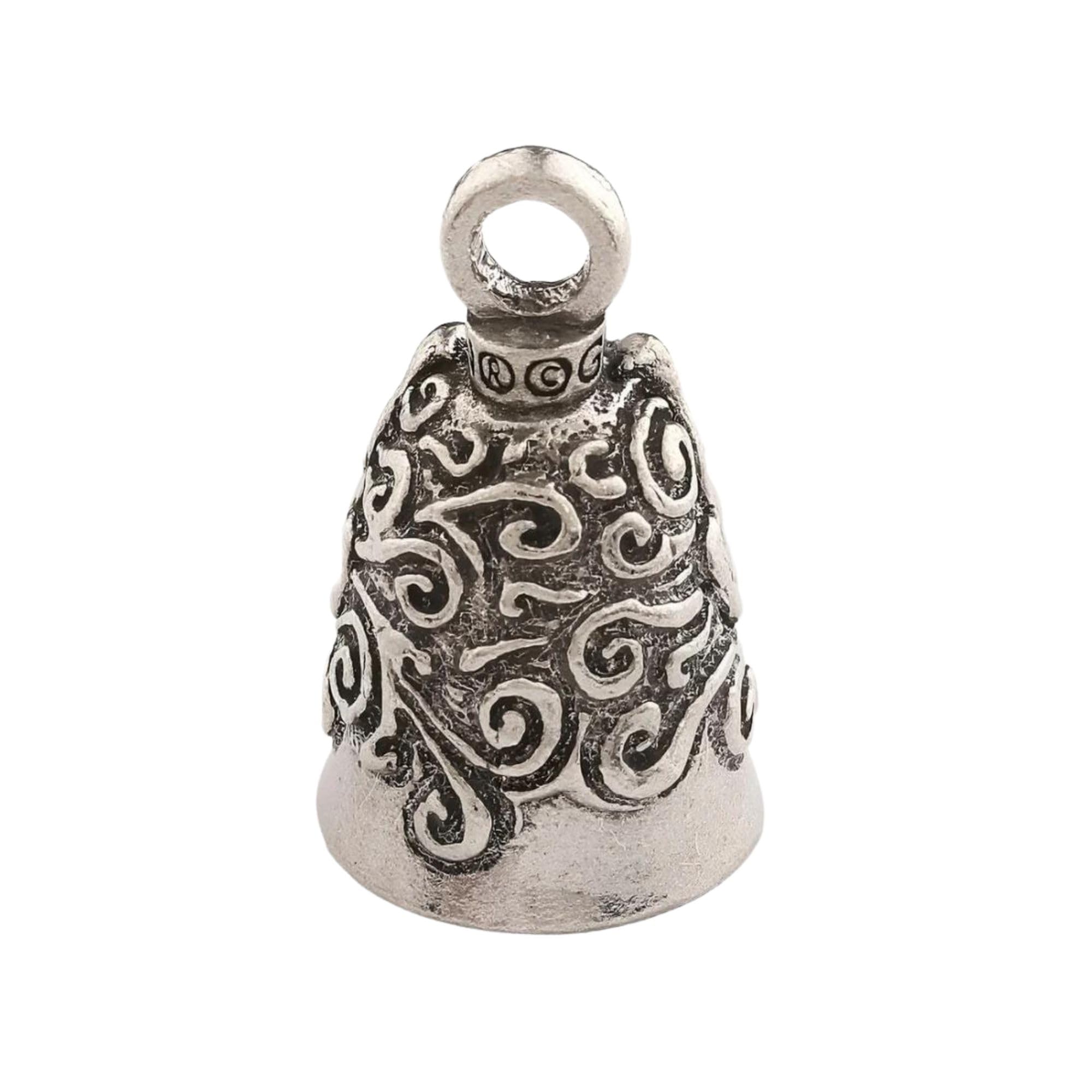 Guardian Bell Motorcycle Bell - Insane Clown Design, 1.5" Lead-Free Pewter, Includes Keyring & Velvet Gift Bag, Model gb-INSNCLWN