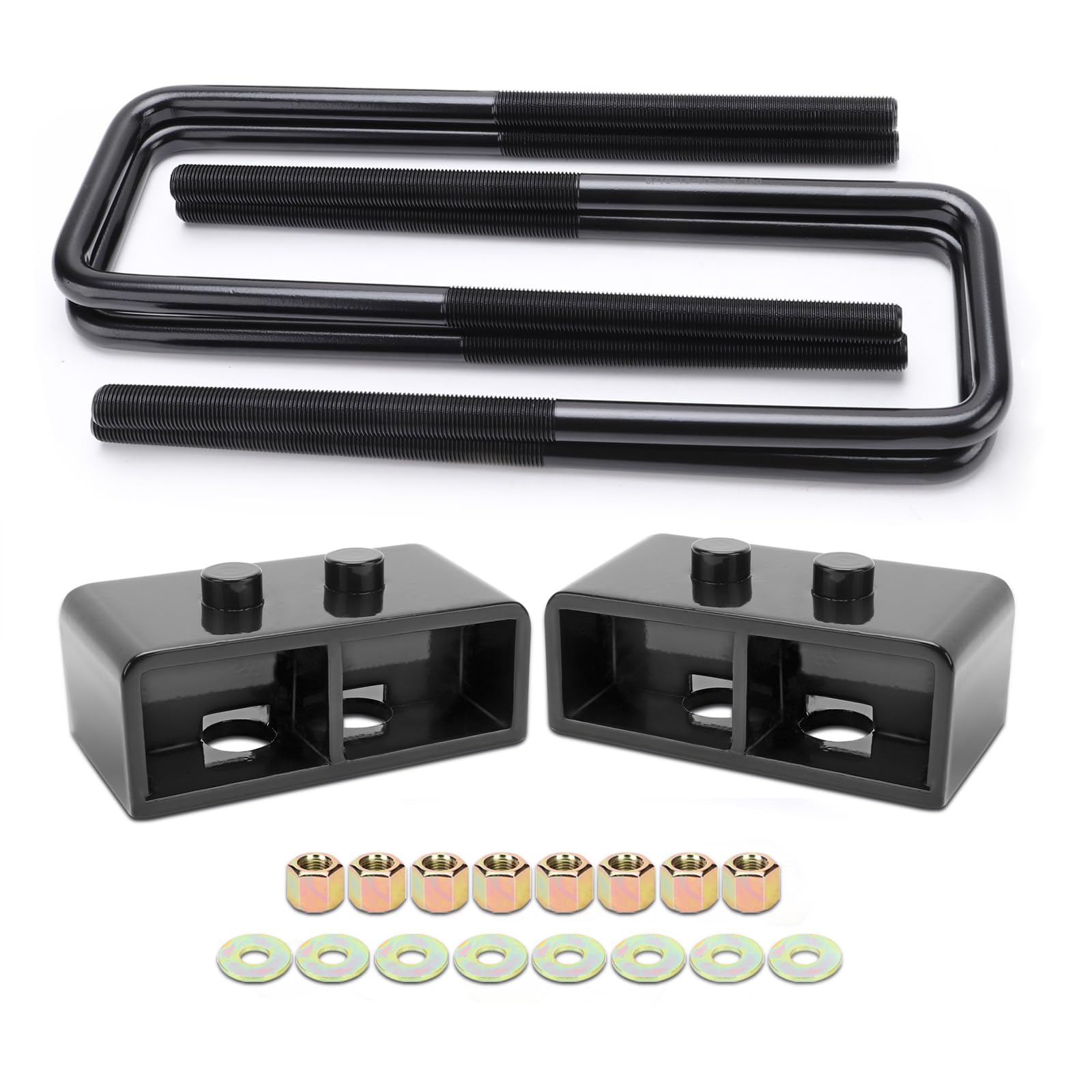 Flycle 2'' Rear Leveling Lift Blocks For F150, 2 Inch Rear Leveling Kit Compatible With 2004-2020 F150 2Wd 4Wd