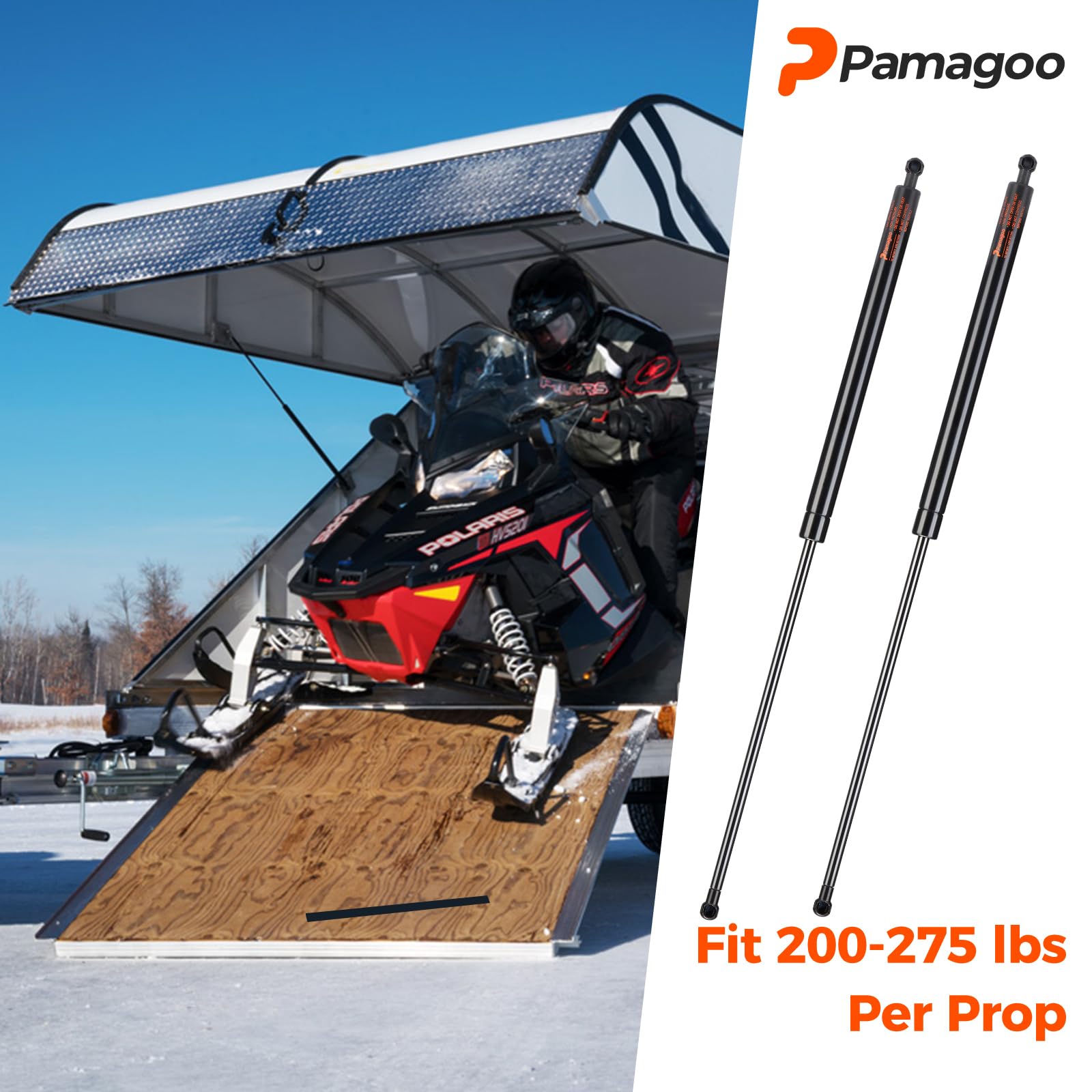 36 Inch 250 Lbs/1112N Gas Strut St360M250 Lift Support For Rv Bed Pickup Truck Tonneau Undercover Heavy-Duty Kitchen Door Engine