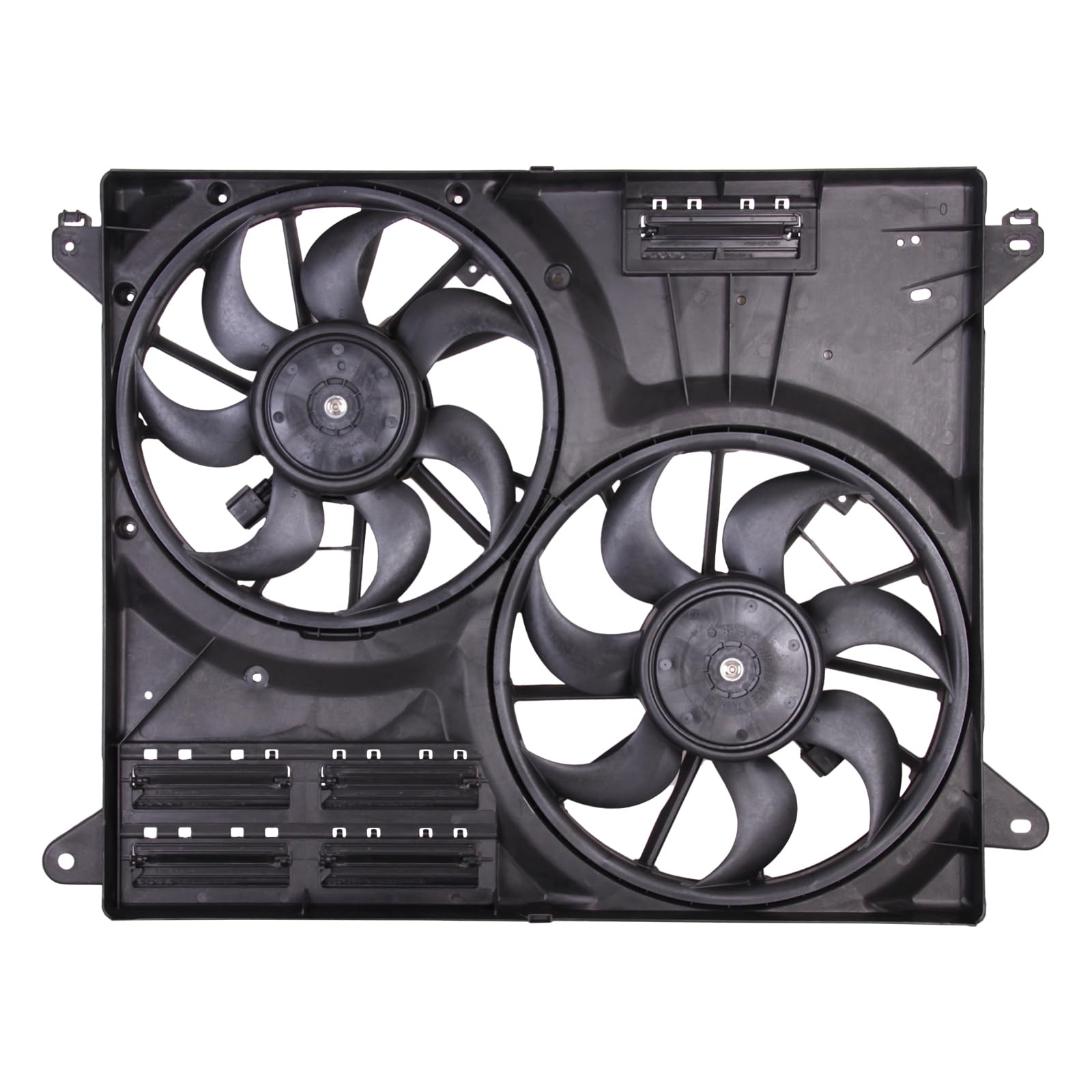TYG OE Replacement(CAPA Quality) Cooling Fan Extra Silent for 2015-2018 Ford Edge 2.0L ECOBOOST/2.7/3.5L W/O PWM, 2016-2018 Linc