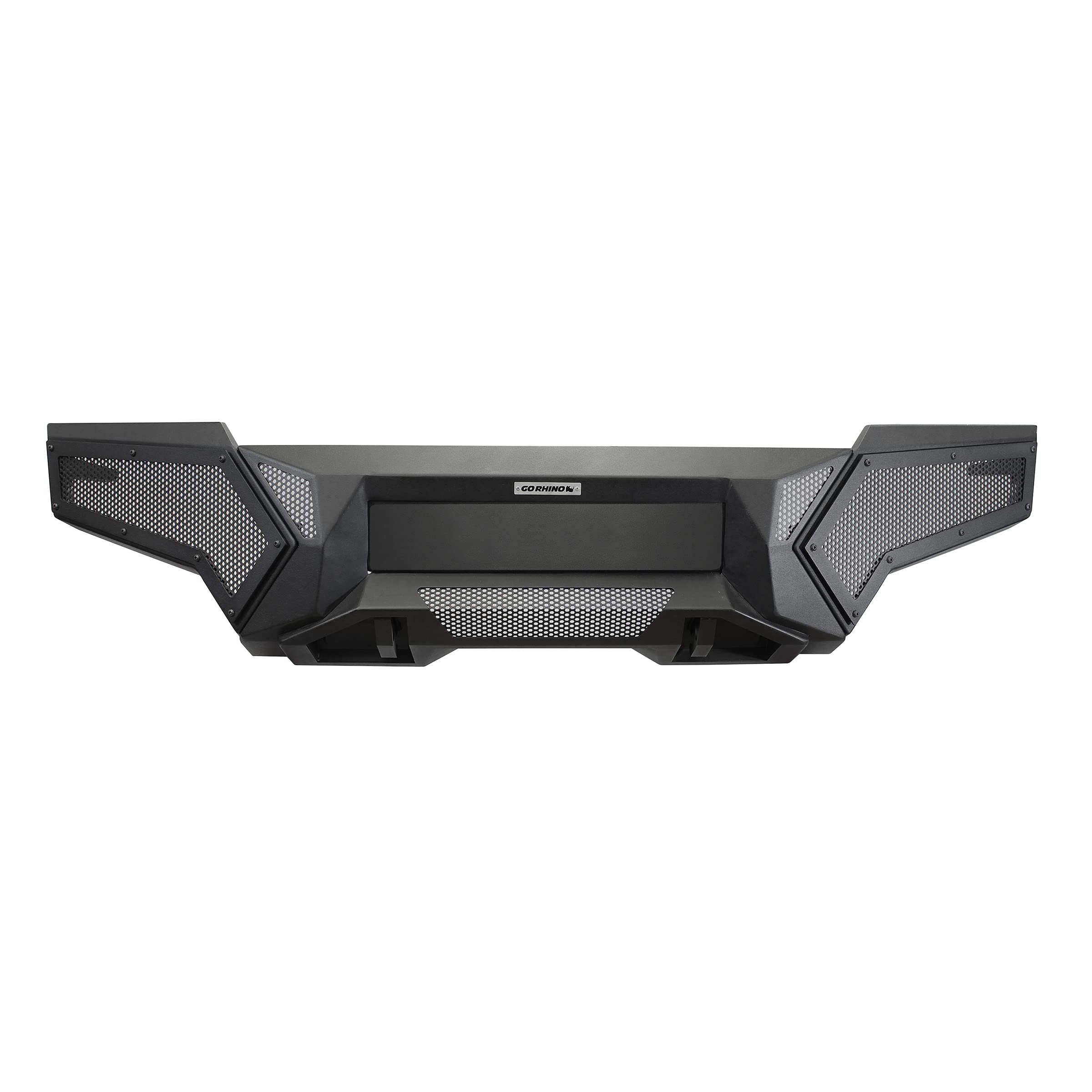 Go Rhino Element Front Bumper W/ Power Bar | Mild Steel, Textured Black | 343891T | Fits 2016 - 2023 Toyota Tacoma
