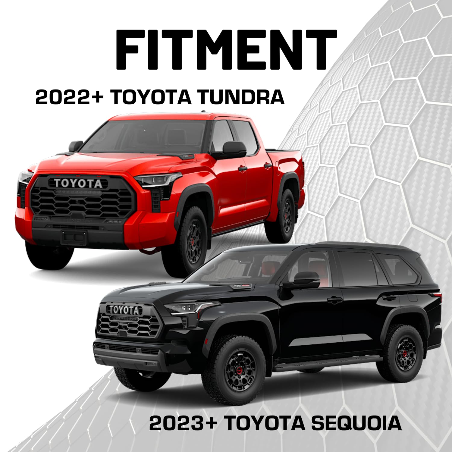 Bulletpoint RubiGrid Metal Dash Mount Phone Holder Compatible with 2022+ Toyota Tundra & 2023+ Toyota Sequoia