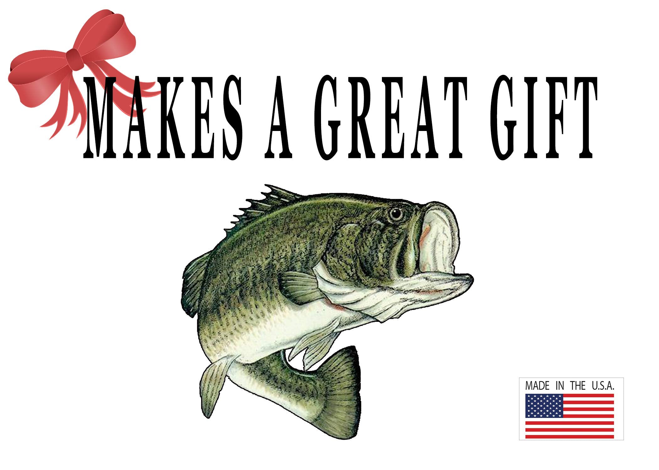 Rogue River Tactical Bass Fish Sticker Decal Fishing Bumper Sticker Fish Auto Decal Car Truck Boat Rv Real Life Rod Tackle Box