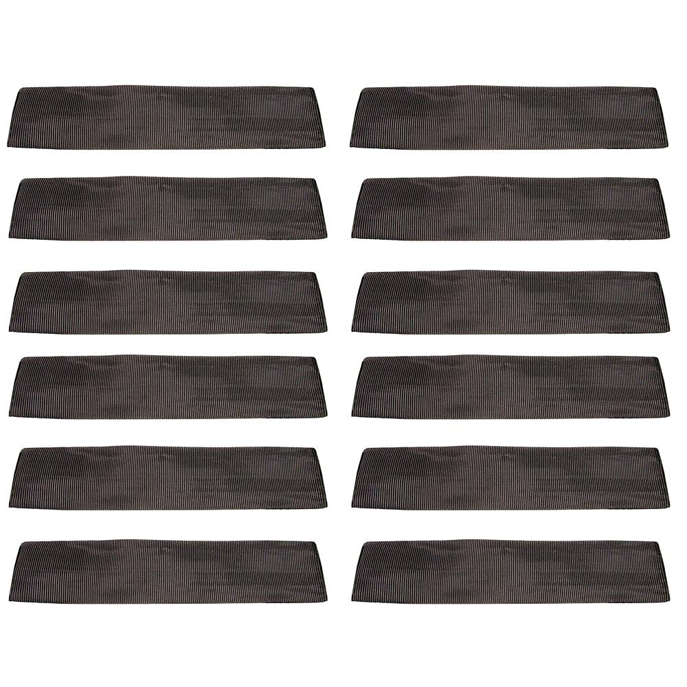 Set of 4 Sliding 2x12 Sleeves Webbing Web Protector for 2 Ratchet Tie Down Strap