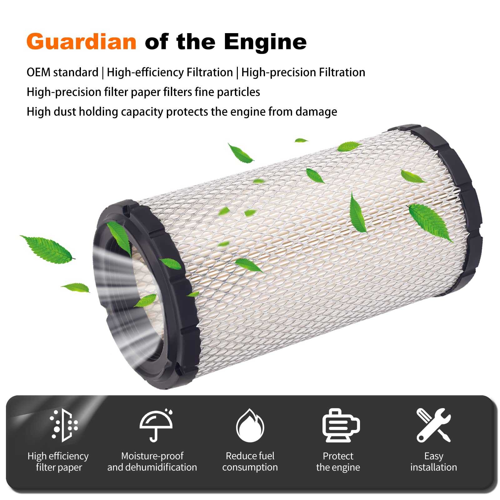 Fhsjxr 715900394 Air Filter For 2016-2023 Can Am Defender Traxter Hd5 Hd8 Hd7 Hd9 Hd10 Maverick Trail 1000 700 800 800R Sport 10