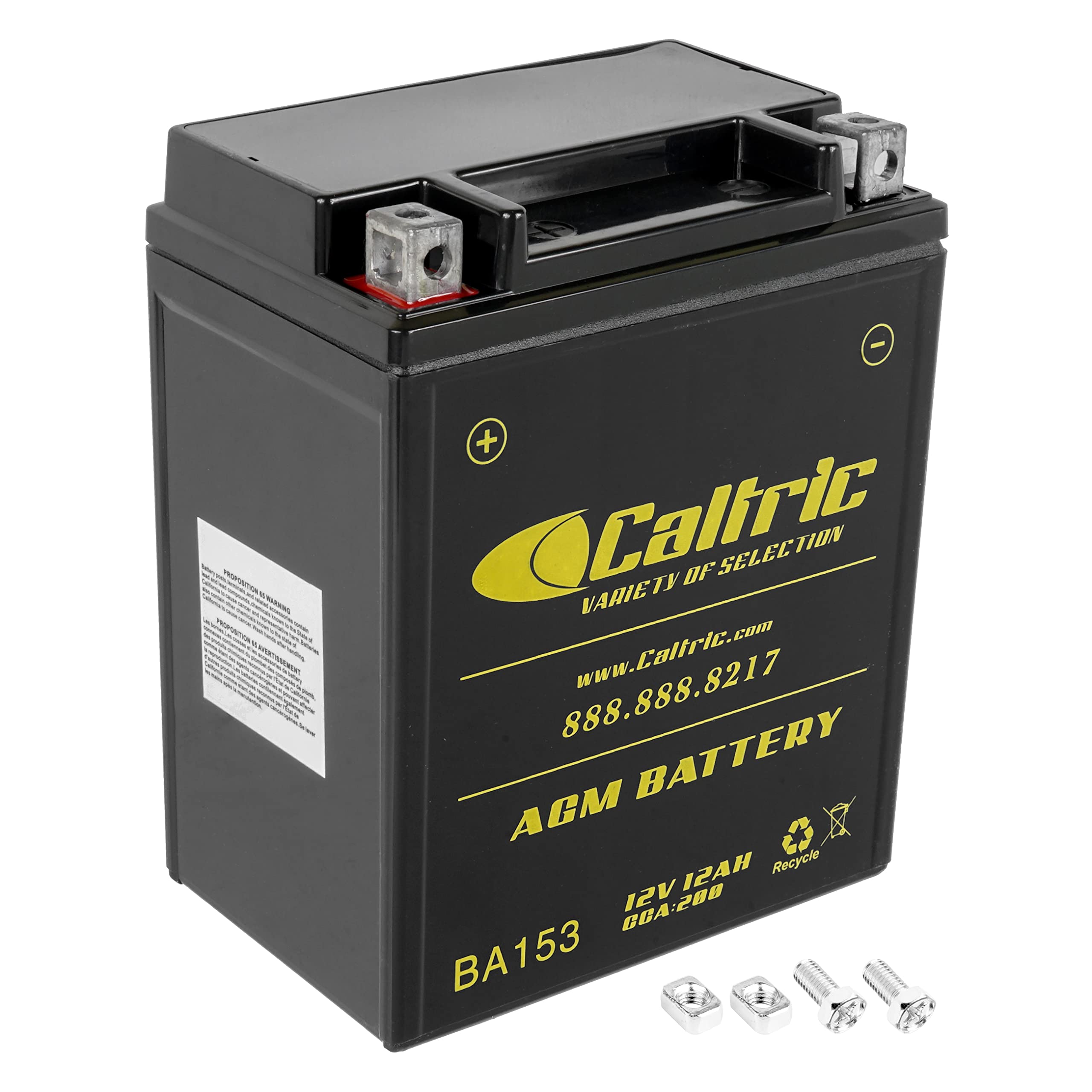 Caltric Agm Battery Compatible with Polaris Trail Boss 325 2000 2001 2002