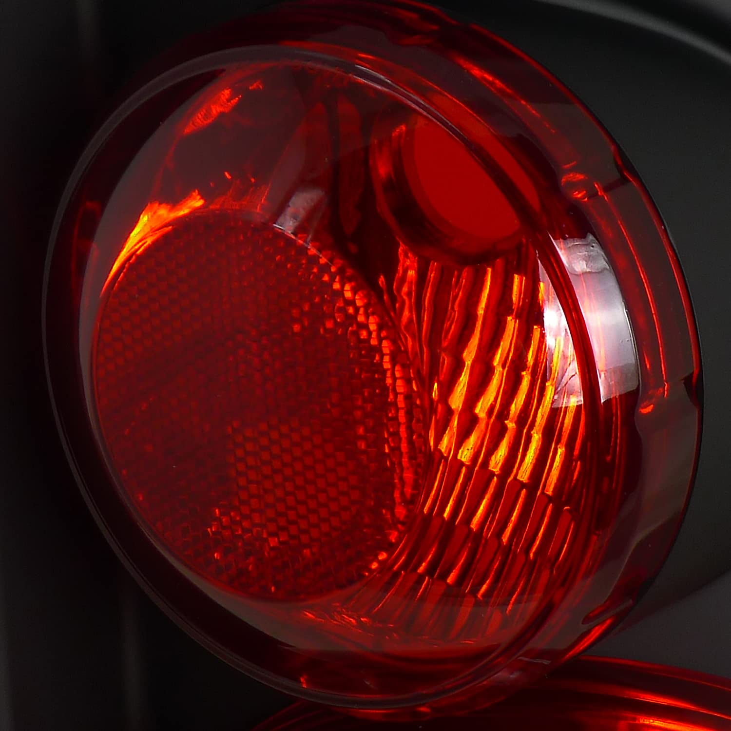 Spec-D Tuning Black Housing Clear Lens Tail Lights Compatible With 2002-2006 Dodge Ram 1500/2500/3500, Left + Right Pair Assembl
