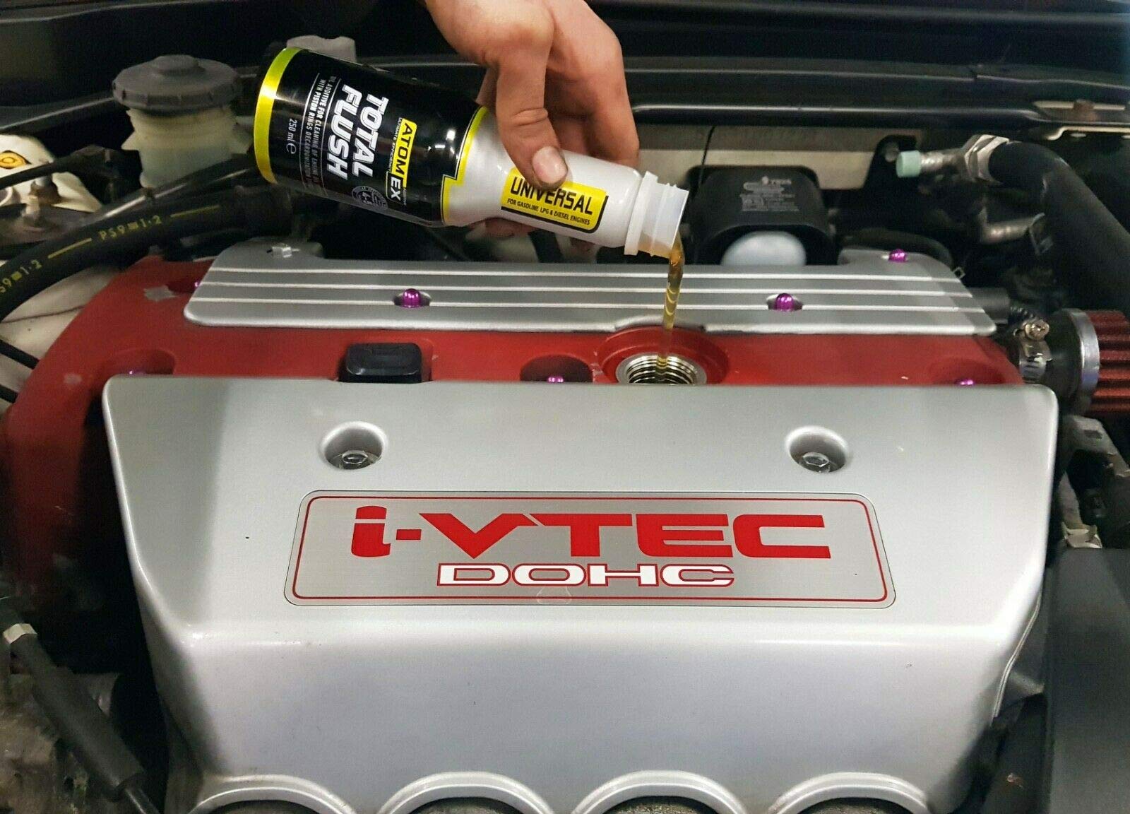 XADO Engine Oil System Cleaner - Anti-Carbon Effect, 250ml, Model XA 40613 - Removes Contamination & Engine Sludge