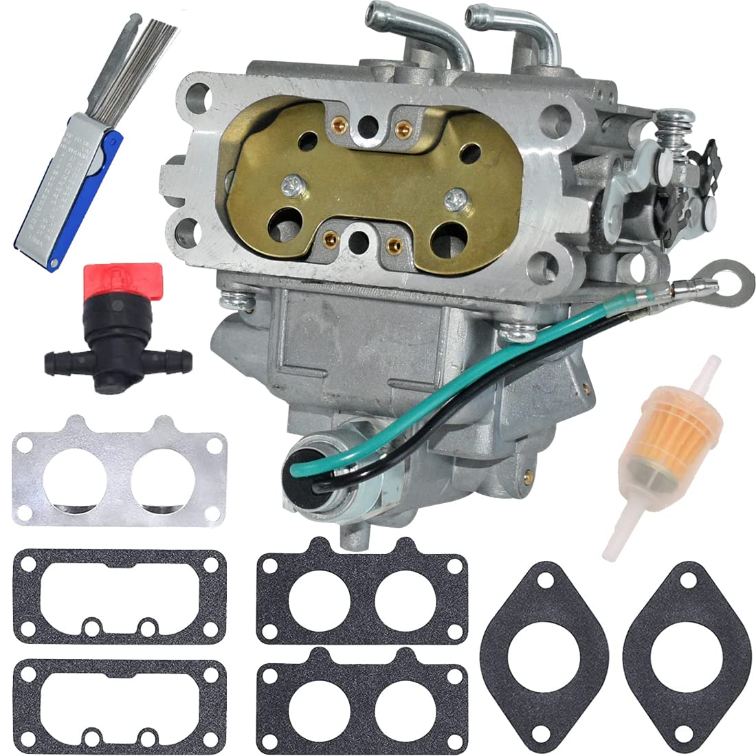 JDLLONG FH601V Carburetor 15003-7077 15003-7041 Fits for Kawasaki FH601V 4-Cycle Engine Carb