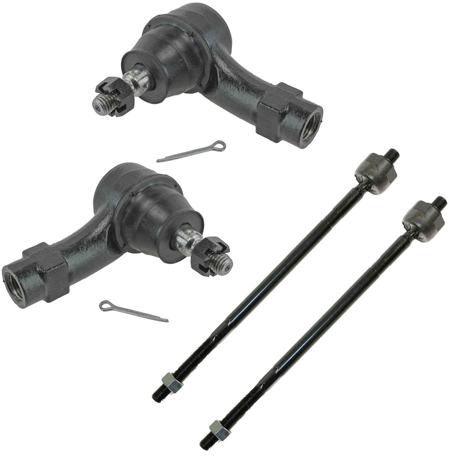 Trq Front Tie Rod Set Compatible With 2008 Ford Focus
